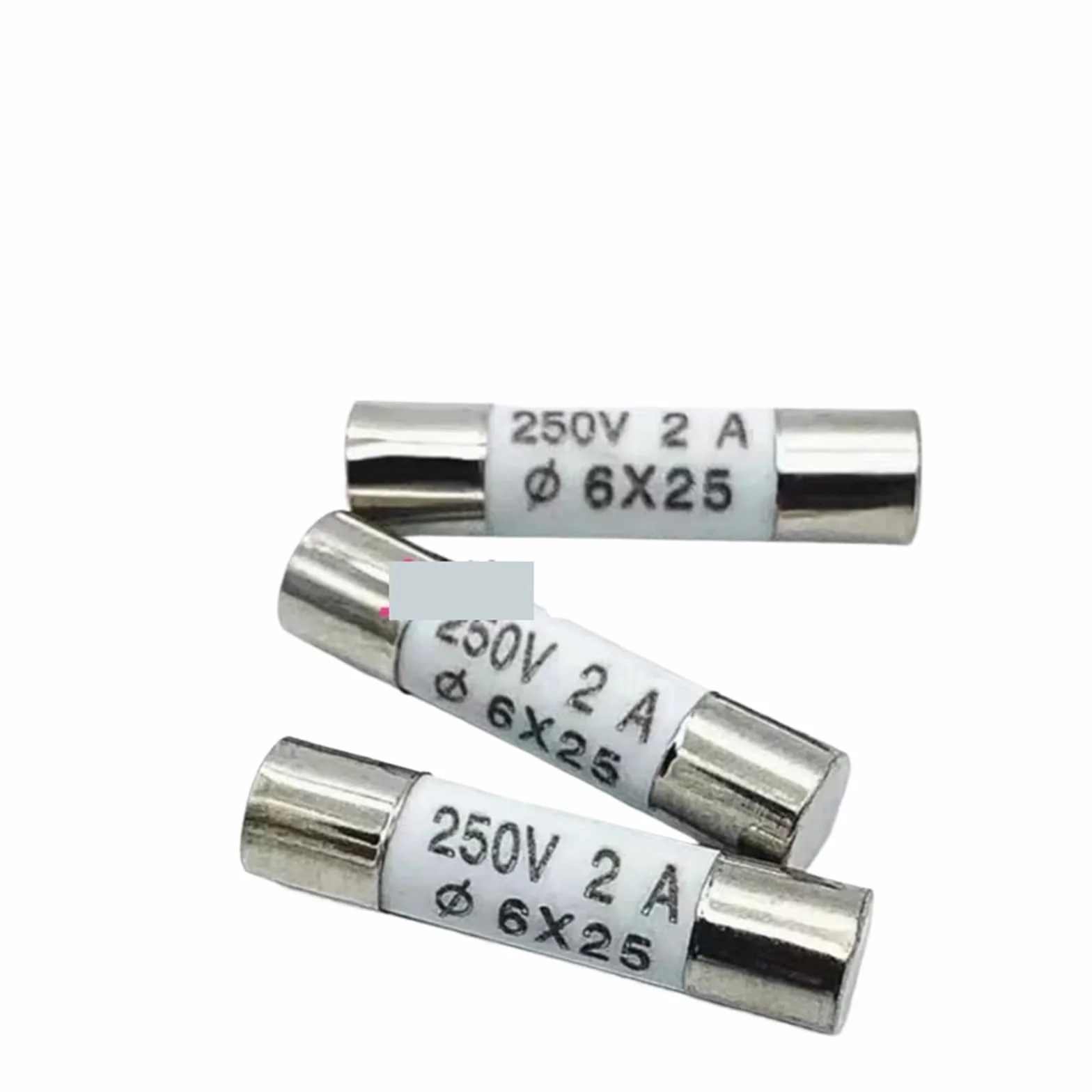 Bezpiecznik R057 ceramiczna rura bezpiecznikowa 250 V 0,5 A 1 A 2 A 3 A 4 A 6X25 0,5 A na pudełko (5 A)