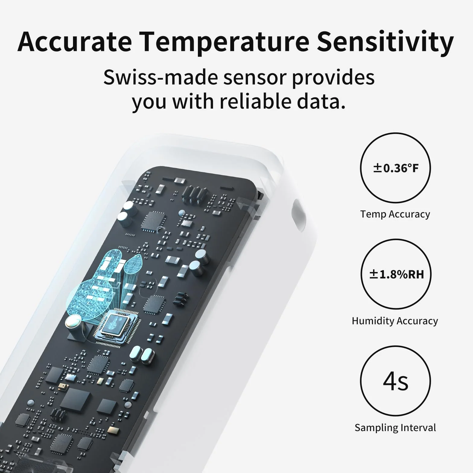 SwitchBot IP65 termometr z higrometrem Bluetooth 120 m czujnik wilgotności