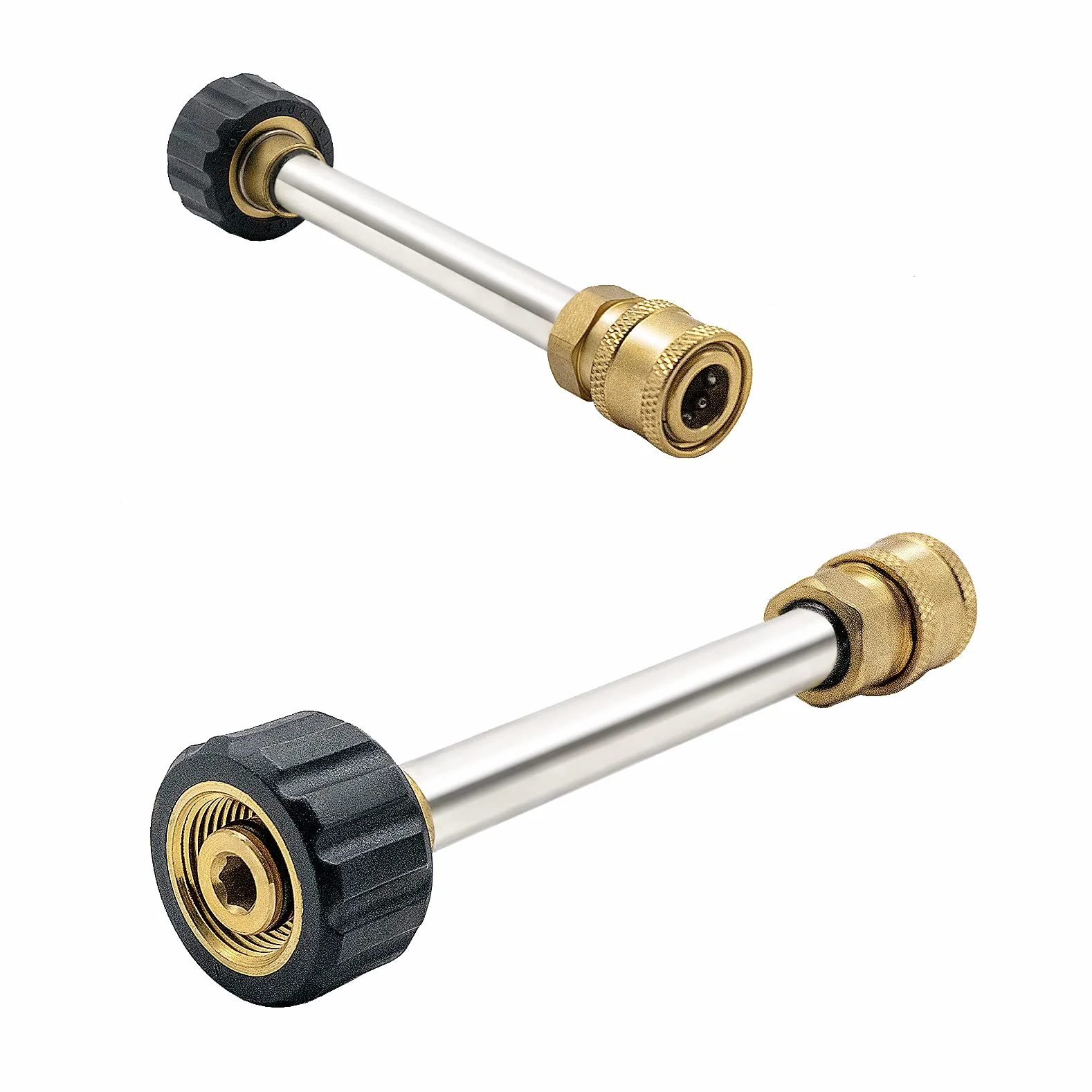 Fai Top Adapter do myjki wysokociśnieniowej, szybkozłącze 1/4", gwint wewnętrzny, adapter do lancy z pianki śnieżnej, złączki do pistoletu Karcher HD (M22 14 mm)