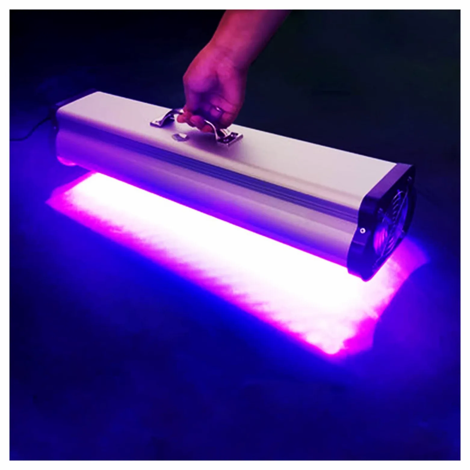 Fluorescencyjne światło LED Lampa UV Utwardzanie Światło UV LED 405nm 365nm 395nm Bezcieniowy klej Żywica lutownicza Zielony olej Druk 3D Płyta PCB OCA (Kolor: 395nm, Rozmiar: Typ