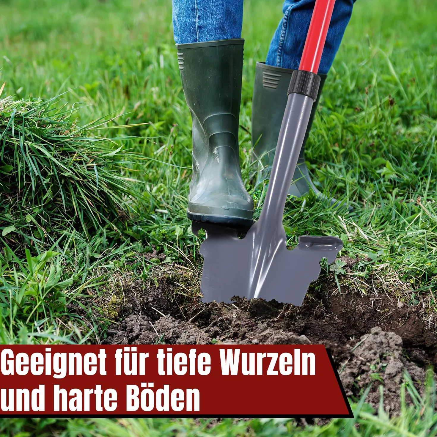 Łopatka z piłą korzeniową 114 cm V-shape ergonomiczny uchwyt