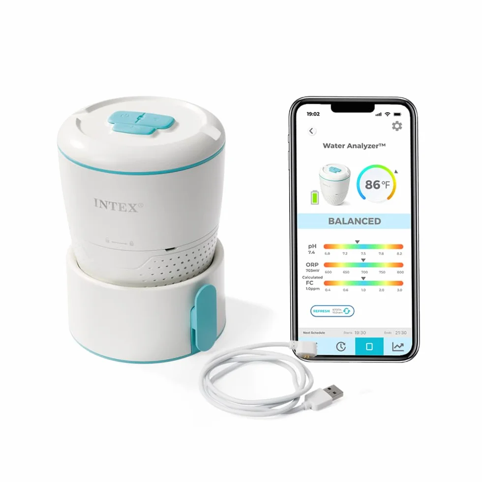 INTEX inteligentny tester jakości wody do basenu WiFi pH i chlor sterowany aplikacją