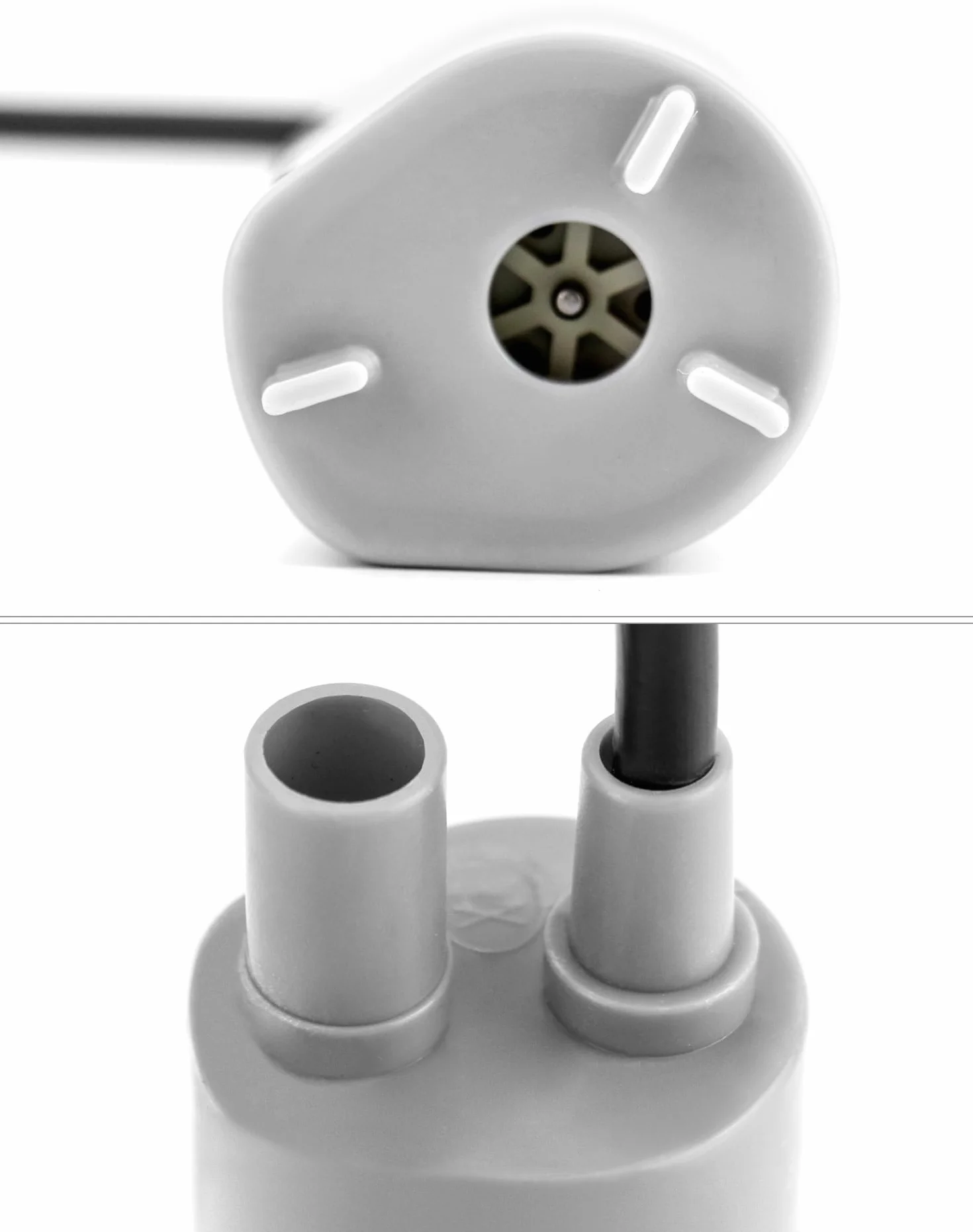 QWORK® 12V zatapialna pompa wodna 840L/H 5 maksymalna wysokość wody mikro silnik pompa wodna do fontanny akwariowej RV staw