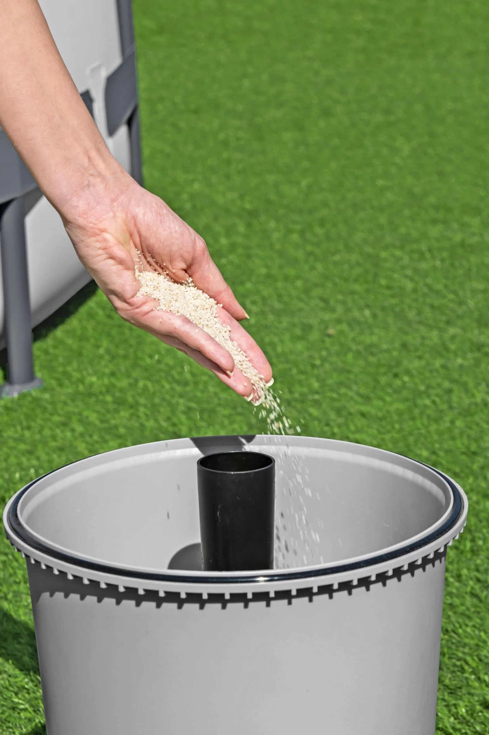Bestway 58515-7 pompa filtrująca piaskowa 3,596 l, szara