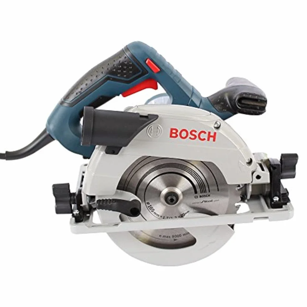 Bosch Professional: pilarka tarczowa GKS 55+ GCE (klucz sześciokątny, 1 tarcza pilarska do drewna, prowadnica równoległa, adapter podciśnienia)
