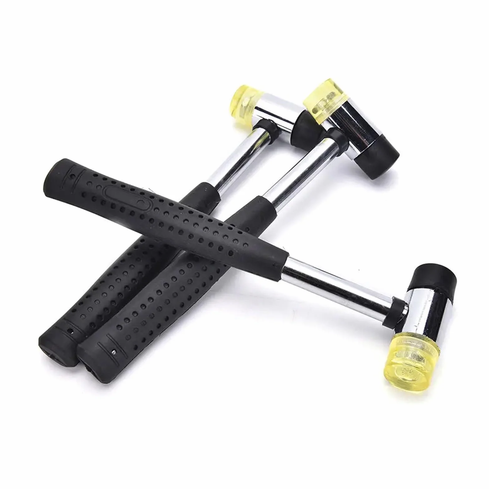 młotek gumowy, 10mm 25mm Mini Dwustronny Gumowy Młotek Domowy Nylonowa Głowica Ręczny Narzędzie do Biżuterii/Rzemiosła/DIY(25mm)