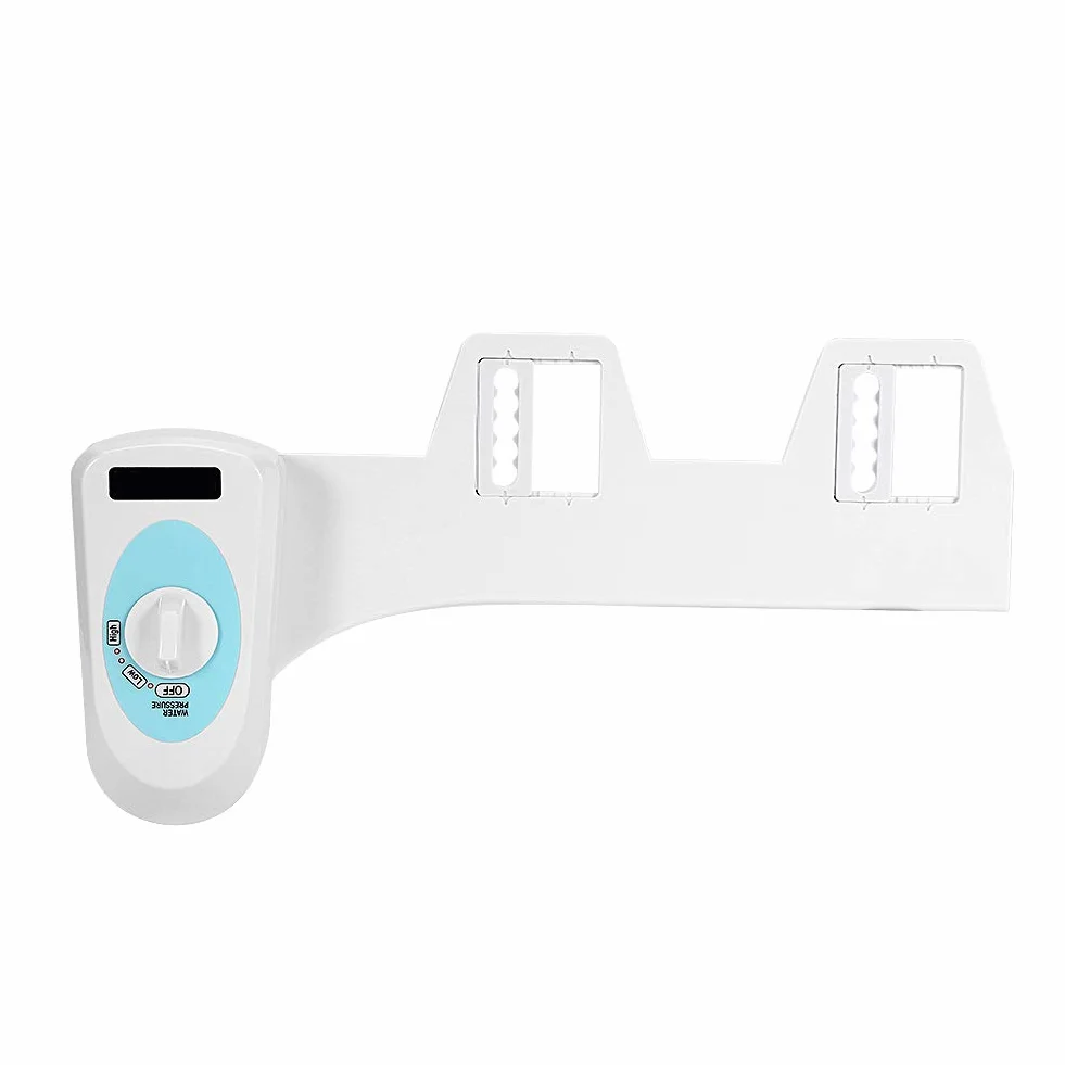 Cocoarm WC bidet nakładka do czyszczenia intymnego WC bidet, regulacja ciśnienia wody zimnej ze świeżą wodą i dyszą samooczyszczającą, nie elektryczna