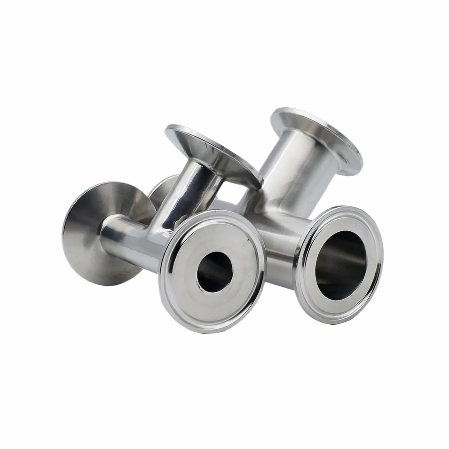 SS304/316 stal nierdzewna szybkie dopasowanie trójdrożny zacisk typ łącznik rurowy okucie OD 50,5 mm - 119 mm pasuje 3.8 cm-10.2 cm Tri Clamp (SUS316,32 mm okucie 50,5) Łącznik rurowy