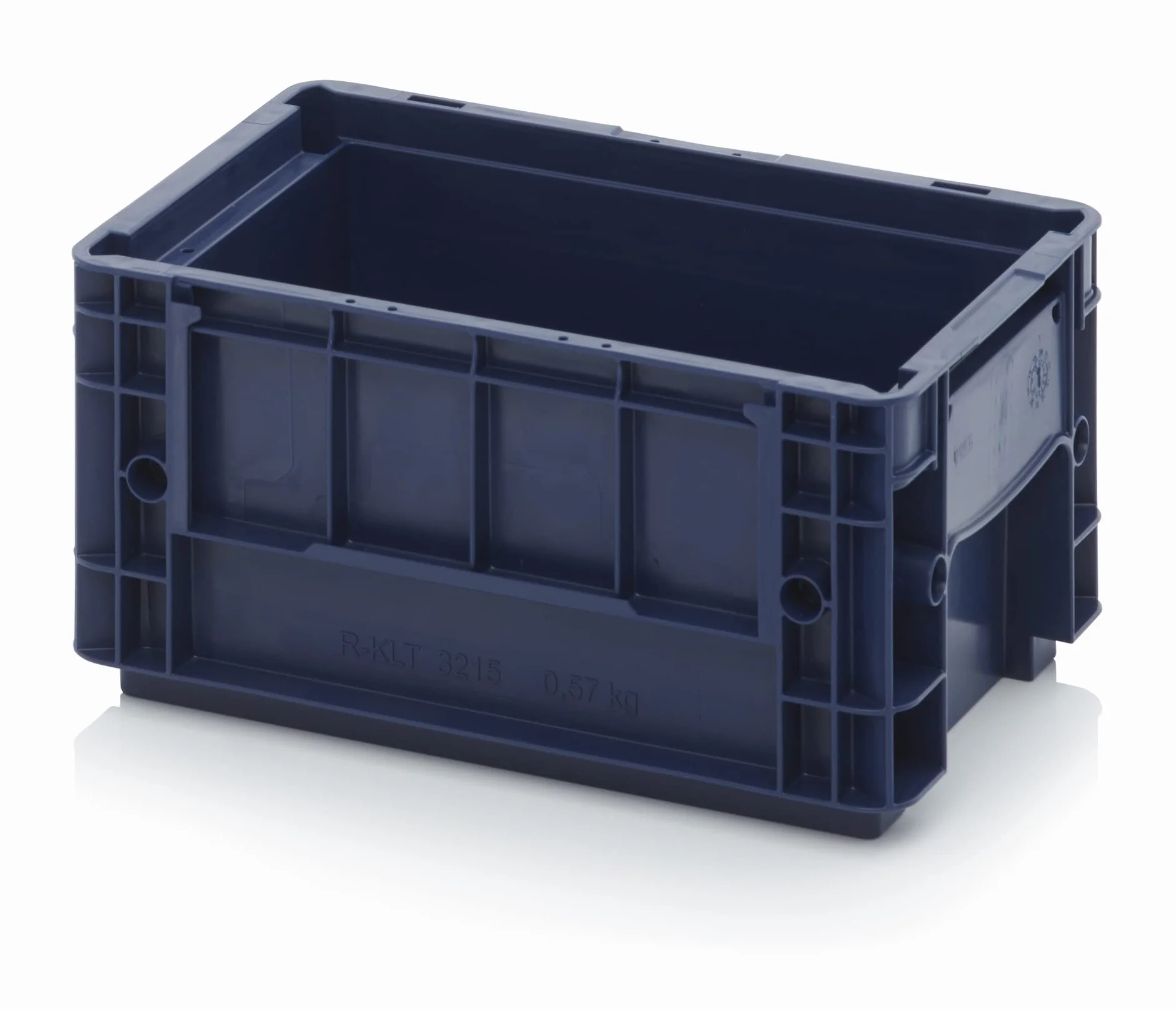 24 x R-KLT pojemnik 30 x 20 x 14,7 * bagażnik na małe ładunki niebieski 30x20x14 Euro pojemnik przemysłowy KLT 3215
