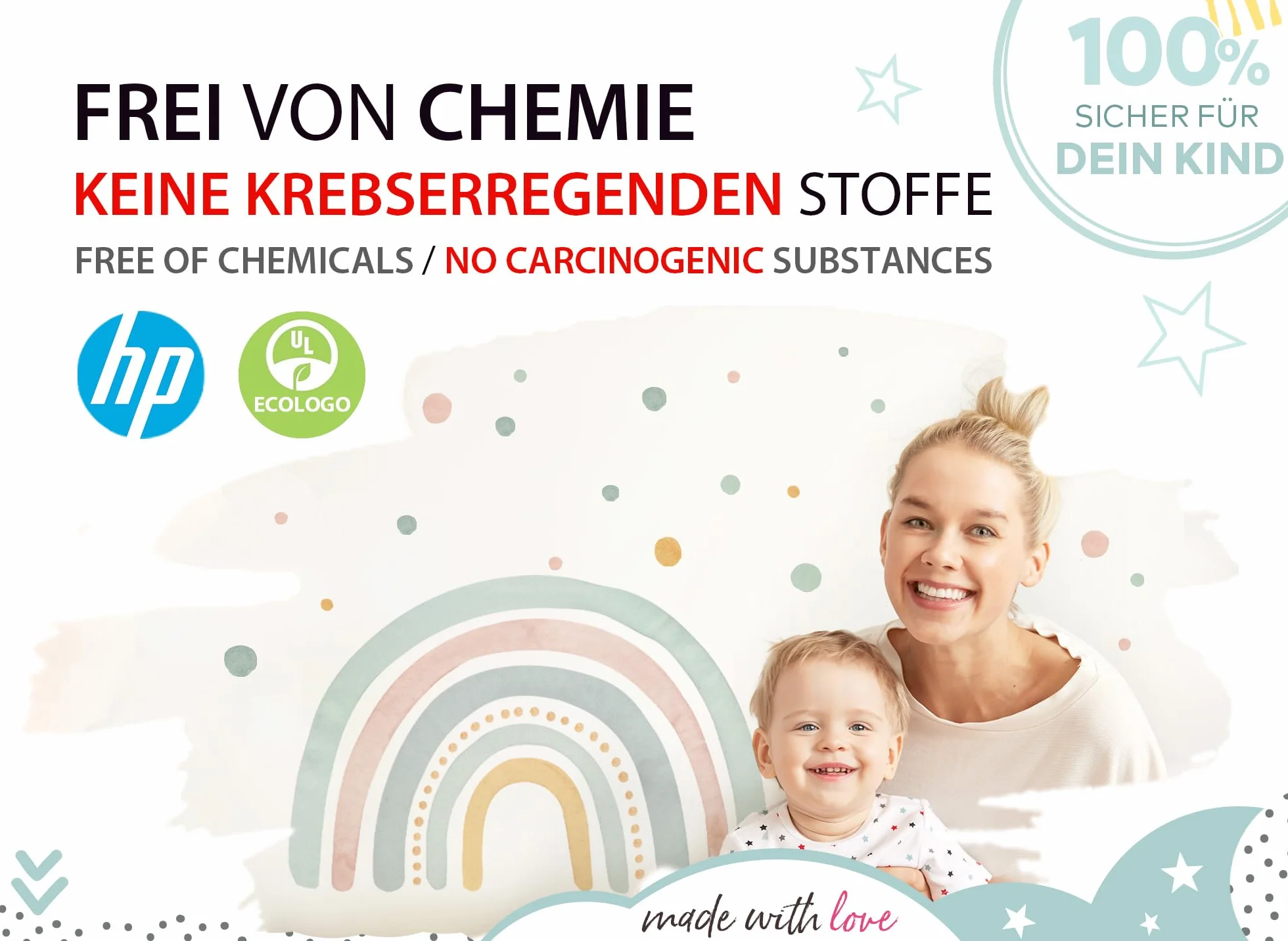 Little Deco Tatuaż ścienny, zwierzęta leśne, lis i jeleń DL5072 XXL