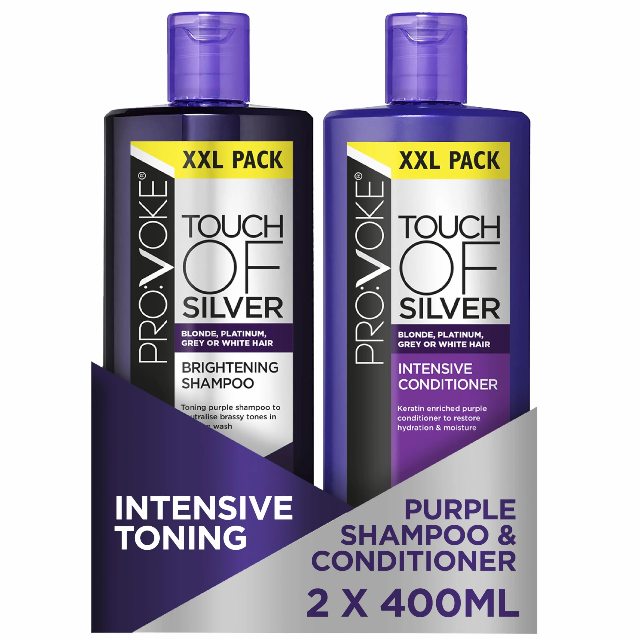PRO:VOKE Touch of Silver Purple Szampon i odżywka 400 ml