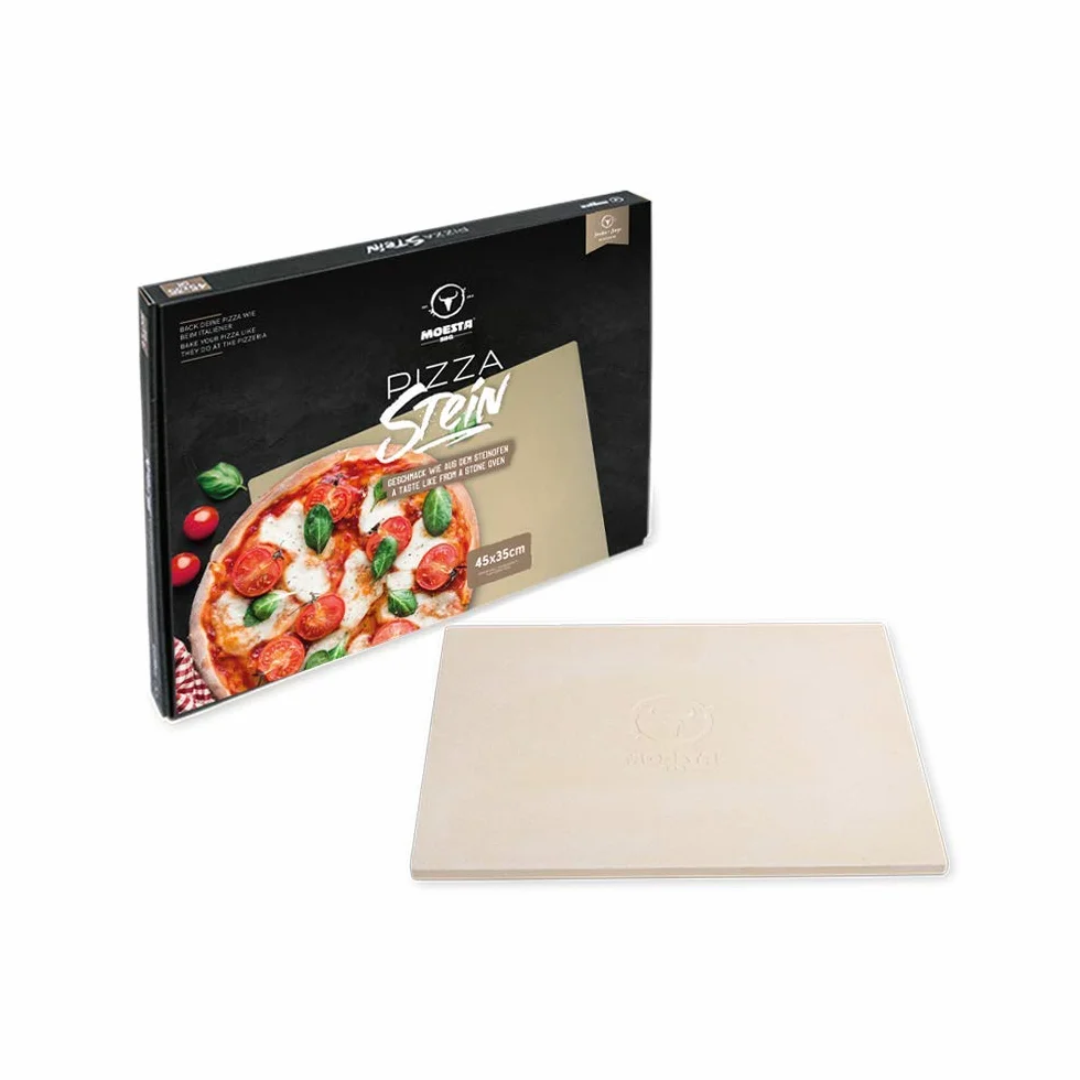 MOESTA-BBQ kamień do pizzy prostokątny 45 x 35 cm kordieryt naturalny