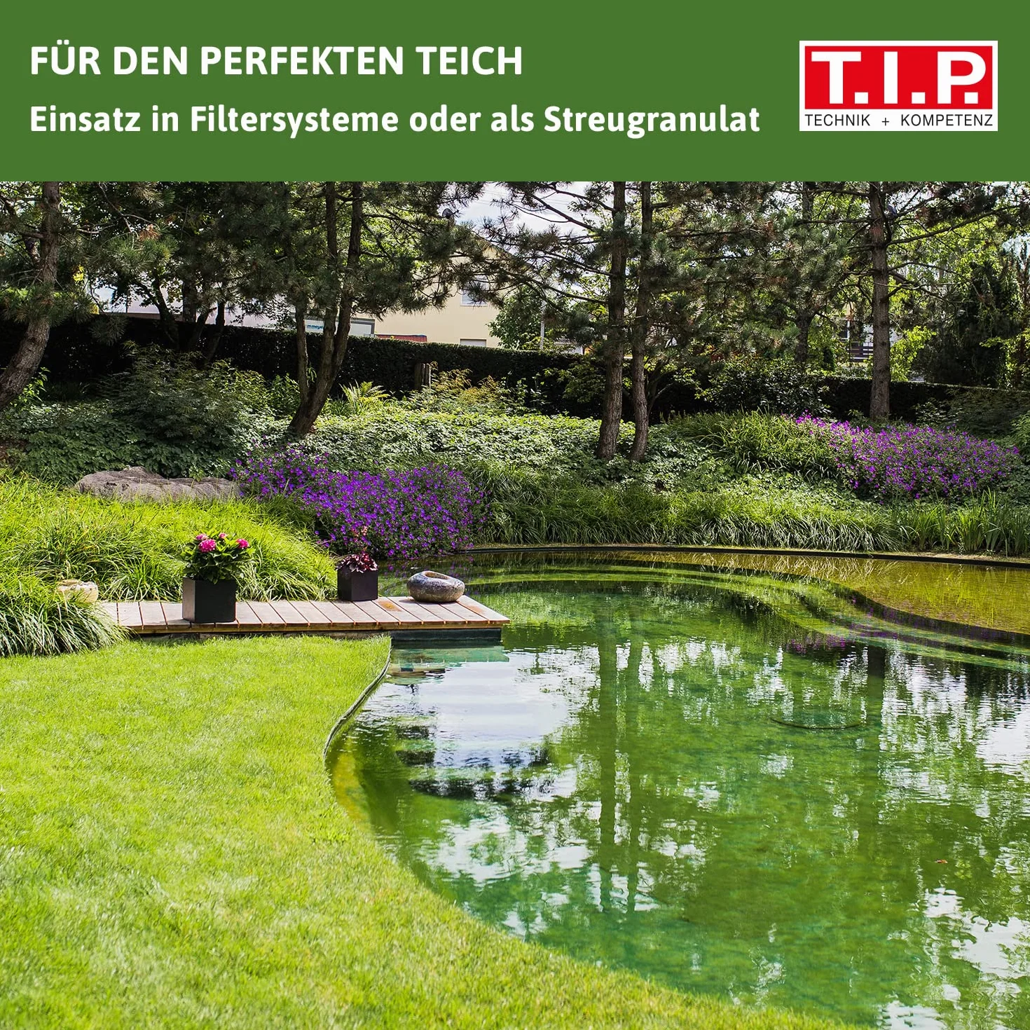 T.I.P. Zeolith Środek Do Pielęgnacji Stawów 6 Litrów (5,5 Kg) Filtrowanie Wody