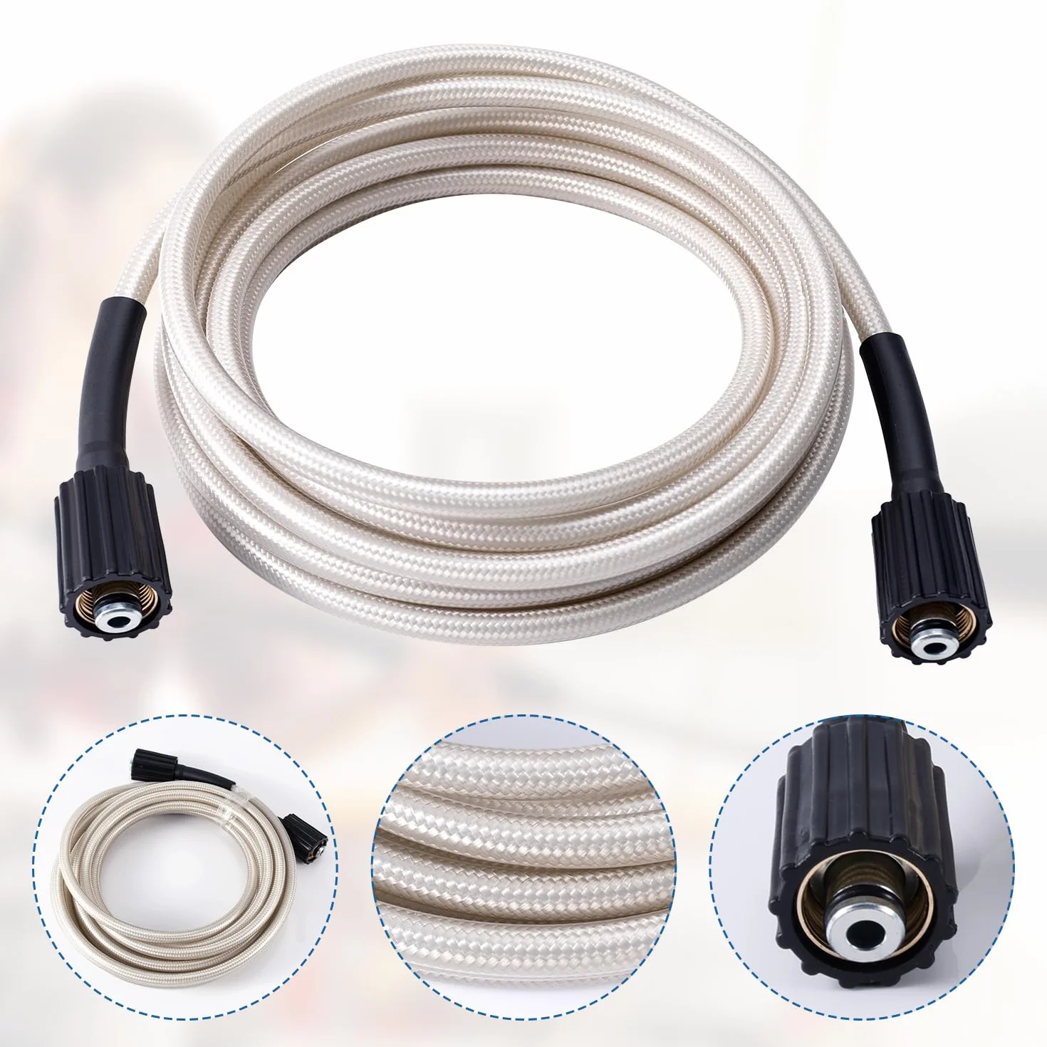 Waz do Myjki Cisnieniowej do Ryobi Myjka Wysokocisnieniowa, Weza do Myjki Wysokocisnieniowej Waz do Myjki Elektrycznej do Modeli RY14122 RY141900 Czesci do Myjki Wysokocisnieniowej do Ryobi