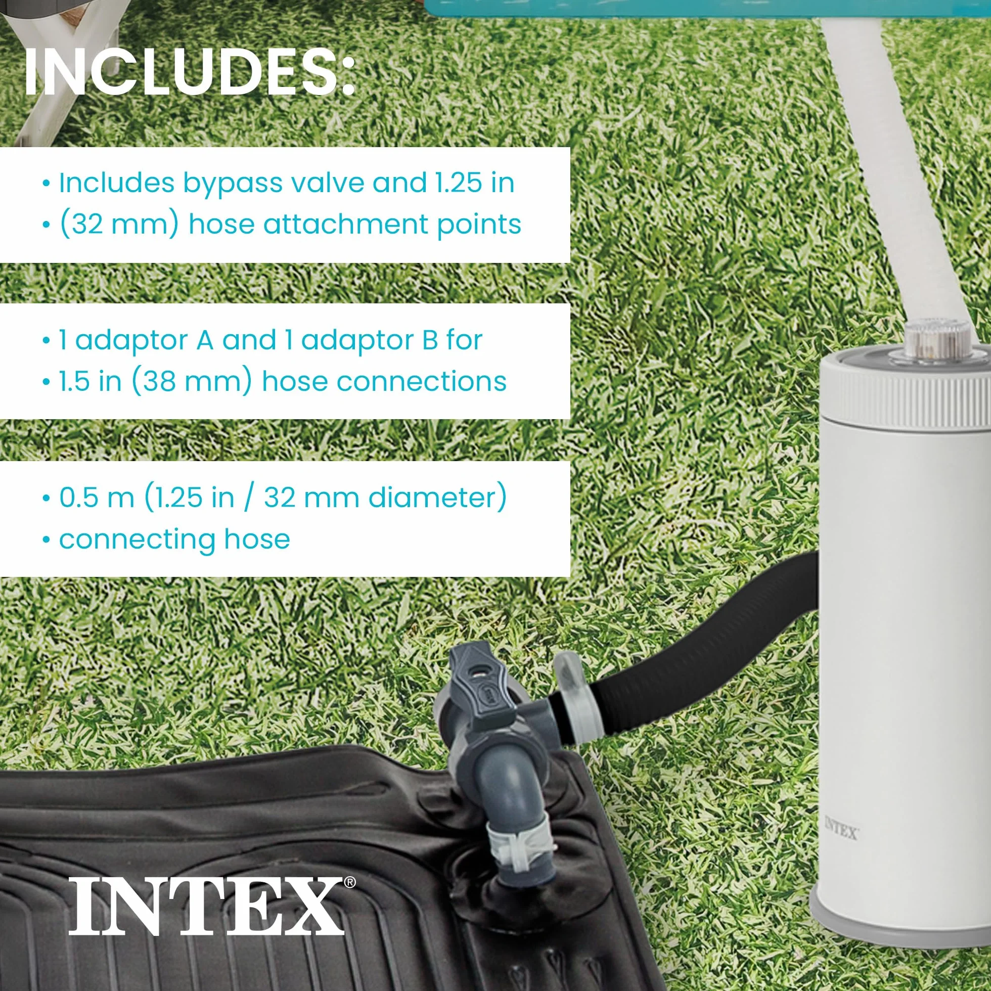 Intex Solarna mata grzewcza do basenów naziemnych 119,4 x 119,4 cm