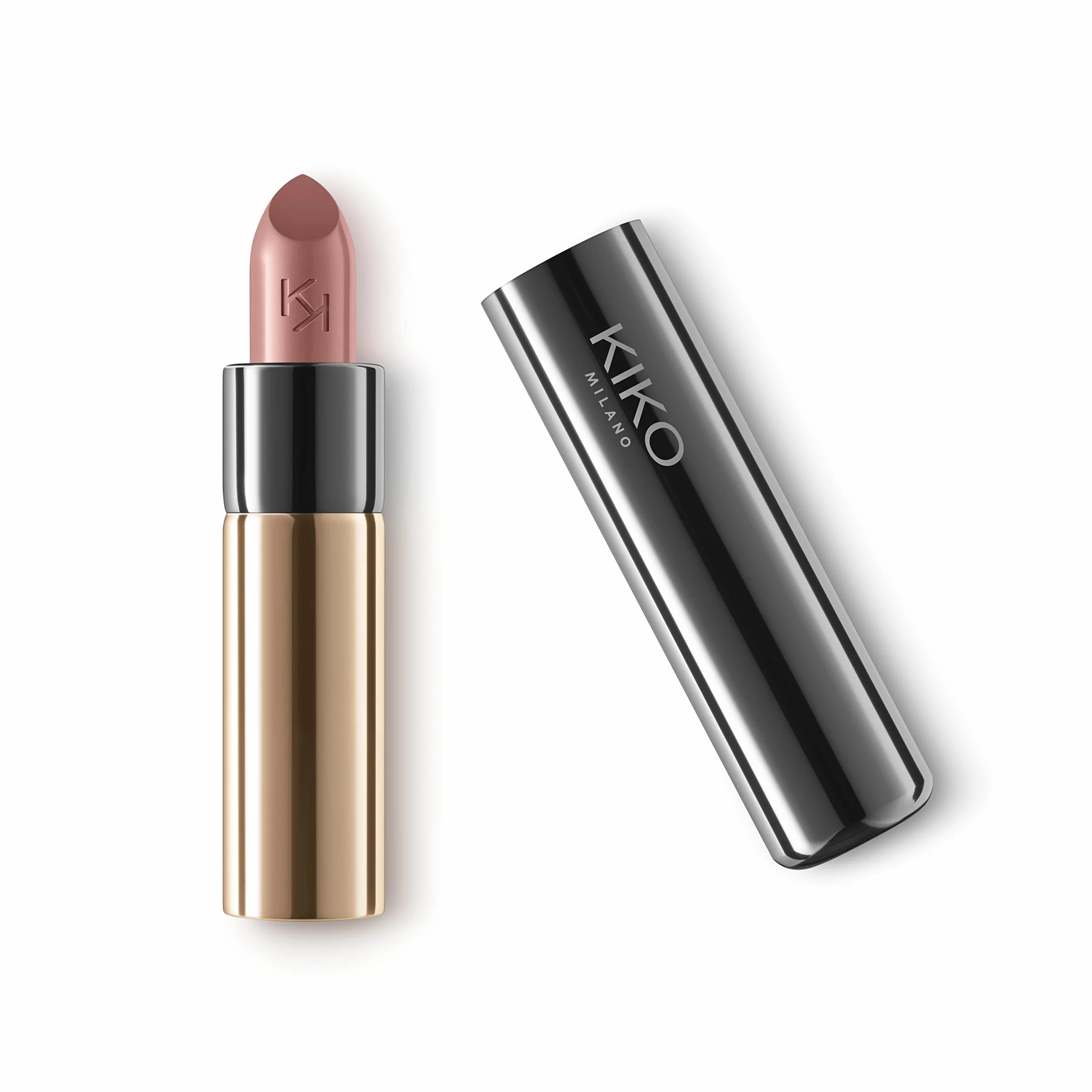 KIKO Milano Gossamer Emotion Creamy Lipstick 140 Kremowa Pomadka Do Ust Zapewniająca Intensywny Kolor, Fiołkoworóżowy Jasny (140 Light Mauve)