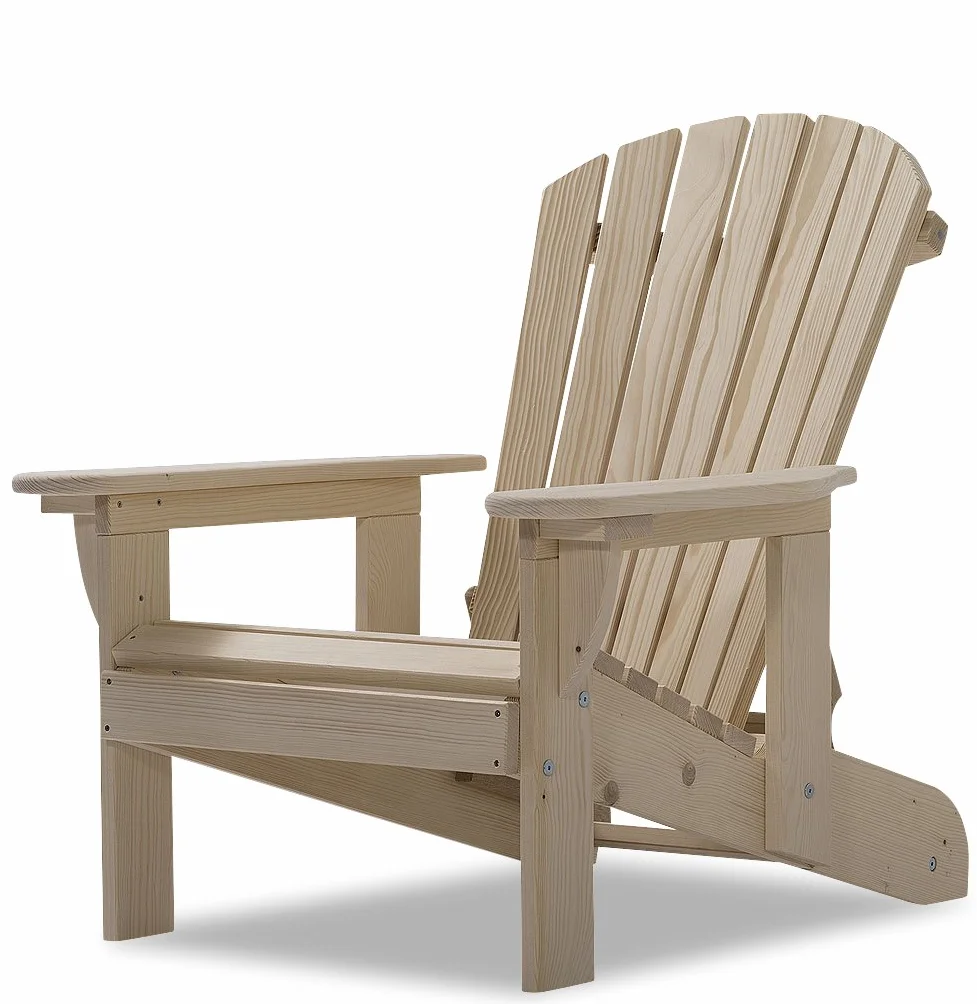 Original Dream-Chairs Adirondack krzeslo Comfort drewniany fotel na zewnątrz leżak ogrodowy 150 kg
