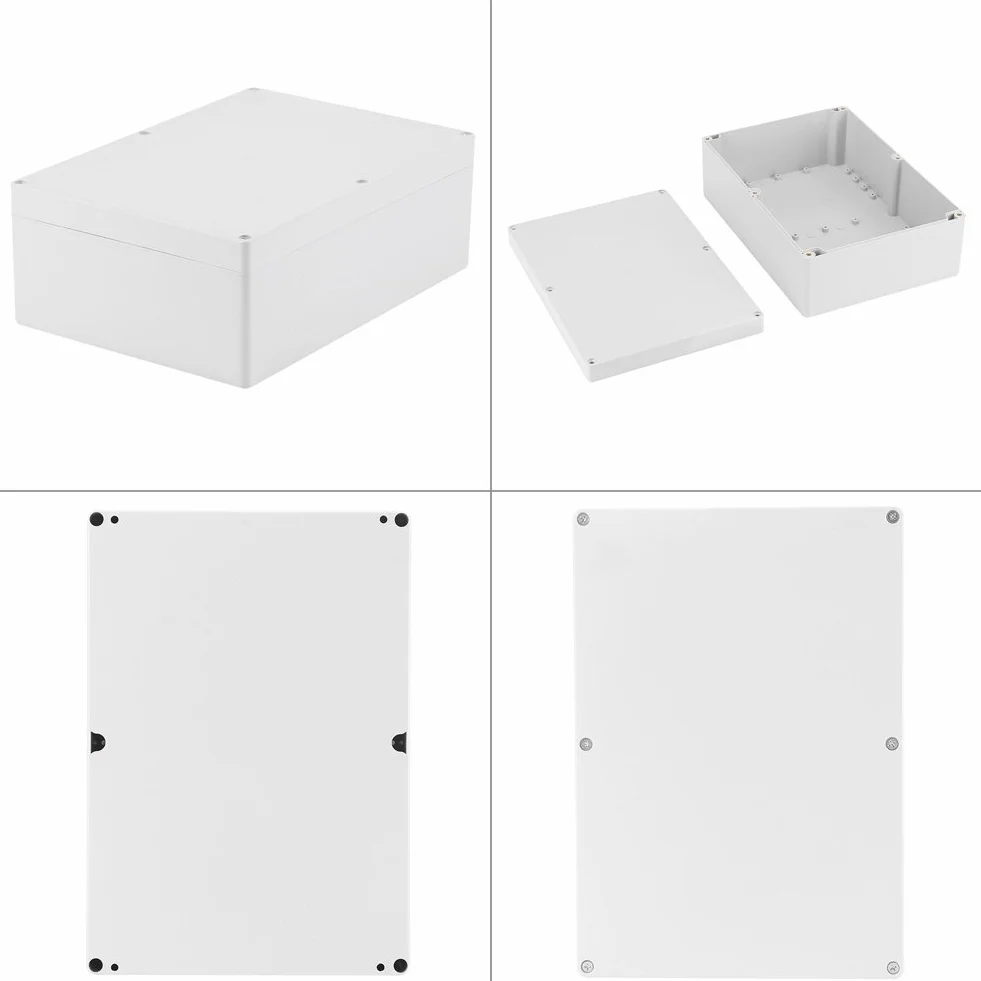 263 x 185 x 95 mm Plastikowa skrzynka przyłączeniowa, wodoszczelna skrzynka projektowa, wodoszczelna skrzynka przyłączeniowa, odporna na warunki atmosferyczne obudowa zewnętrzna/zewnętrzna (263 x 185