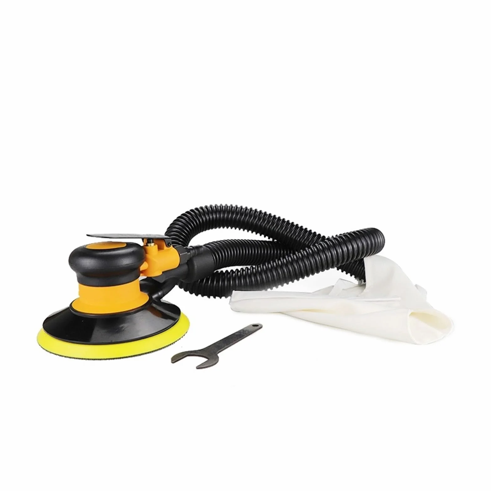 Pneumatyczna szlifierka pneumatyczna polerka 6 ''150mm narzędzie do pielęgnacji lakieru samochodowego polerowanie losowa orbitalna maszyna palmowa szlifierka do drewna do obróbki drewna(C9 Sander)