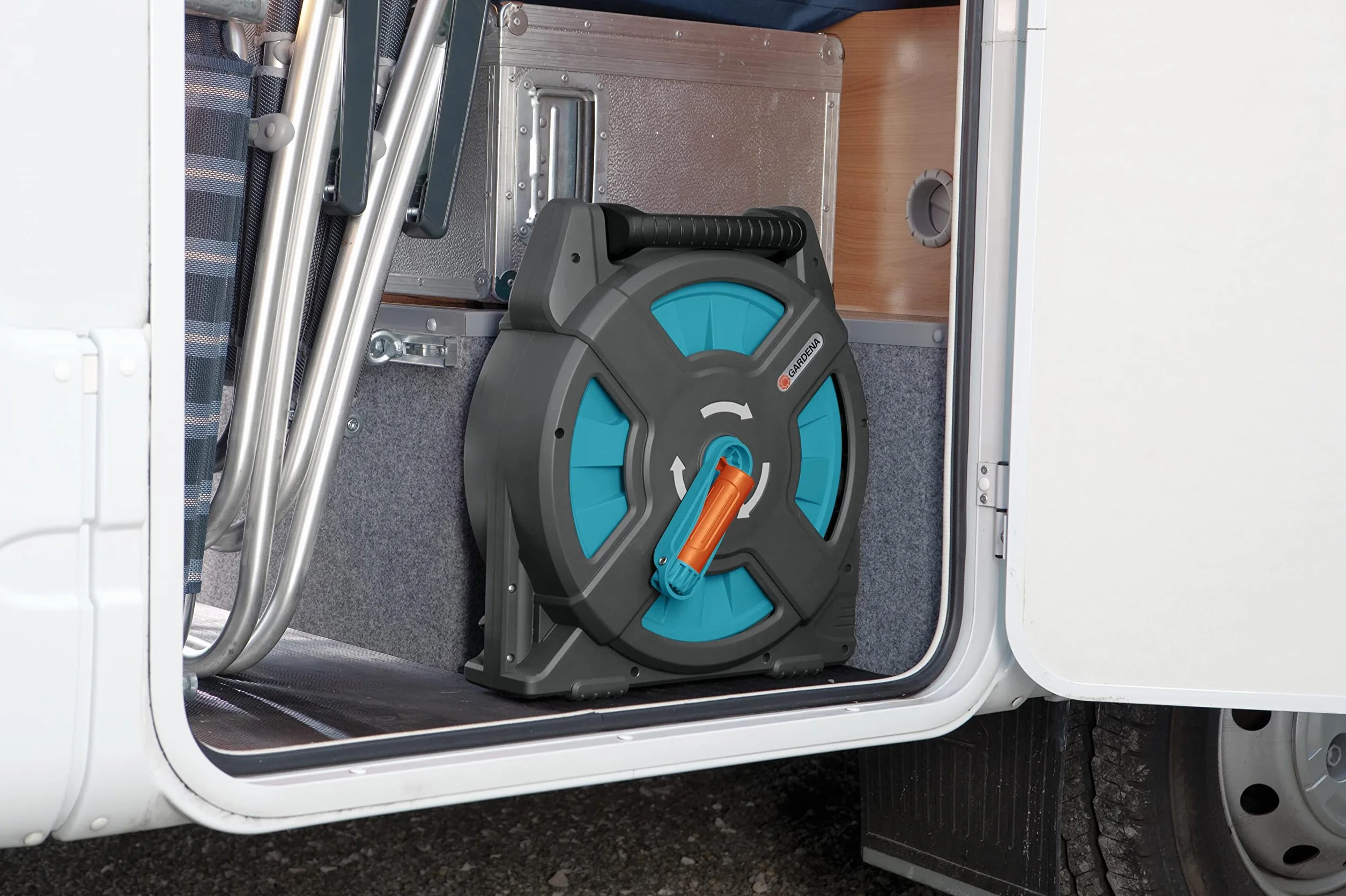 Gardena Classic nosidło na wąż 15 m zestaw bęben z adapterem 2662-20