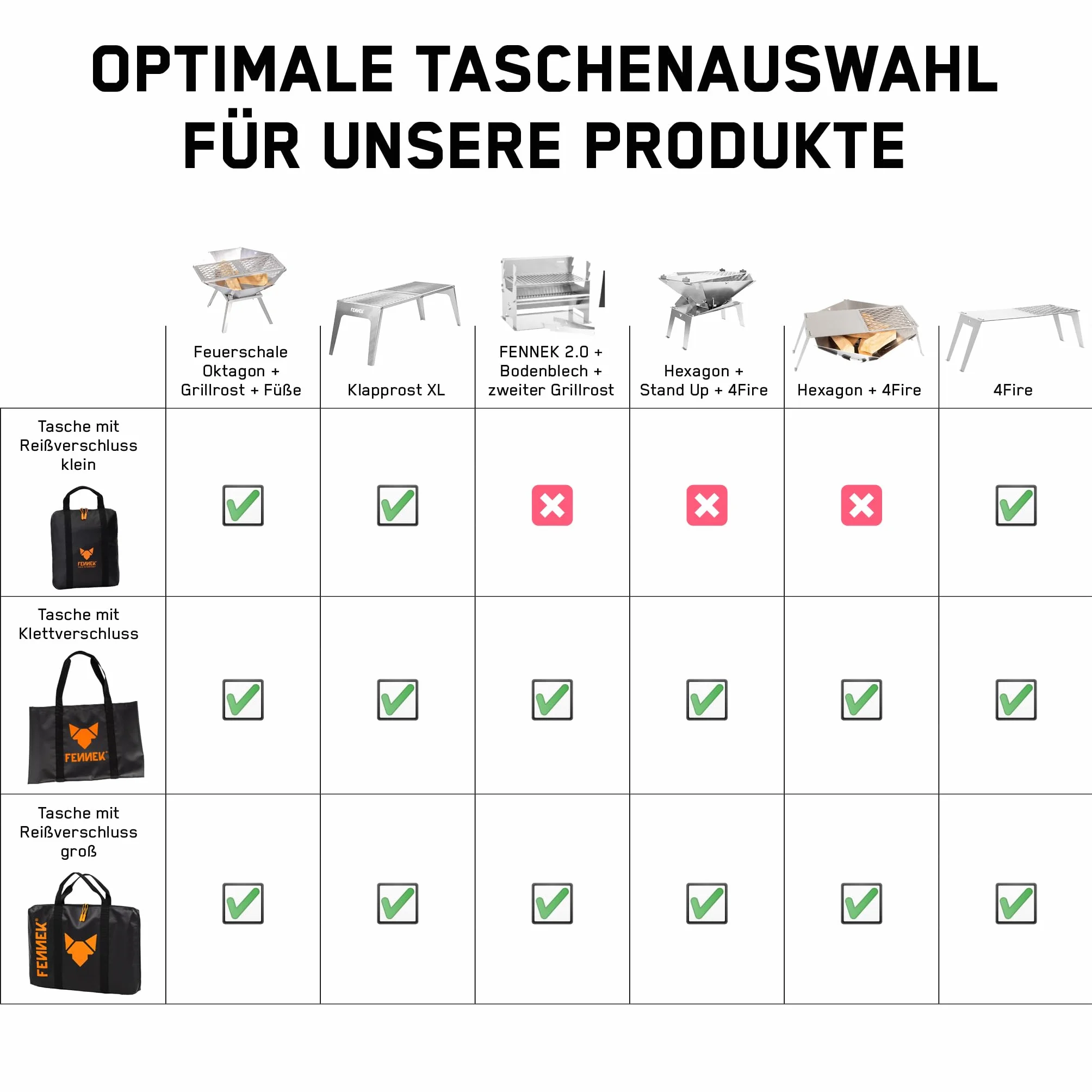 Fennek Hexagon Tasche