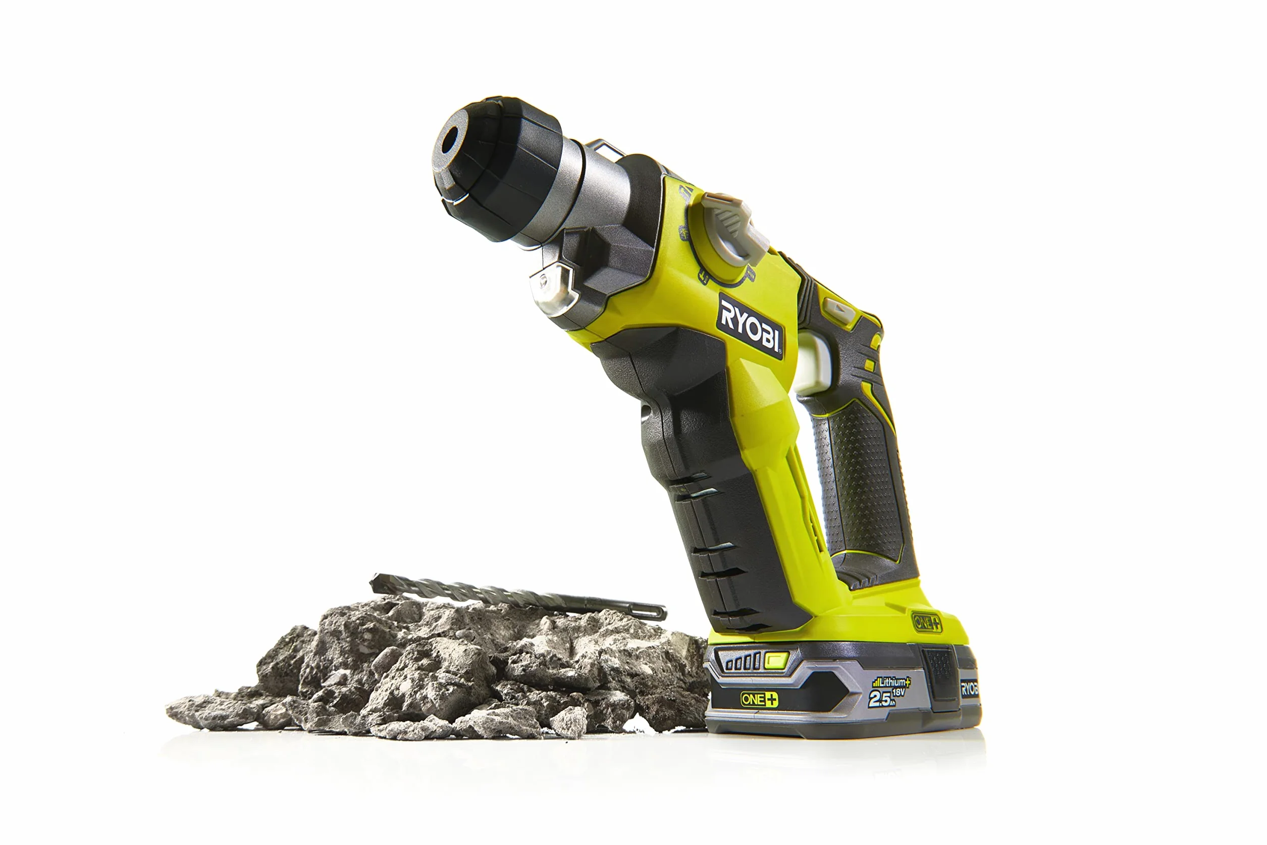 Ryobi R18SDS-0 5133002305 Młotowiertarka Udarowa 18V, Uchwyt SDS+, Udar Pneumatyczny, Energia Udaru 1.3 J, Funkcja Dłutowania, z Udarem Lub bez