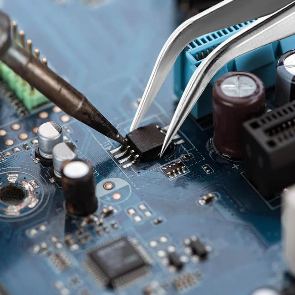 Ainiv 2 szt. pęsety precyzyjne, długie, proste, precyzyjne, antystatyczne, ze stali nierdzewnej, do elektronicznych napraw, biżuterii, prac precyzyjnych, prac laboratoryjnych, urody i usuwania włosów