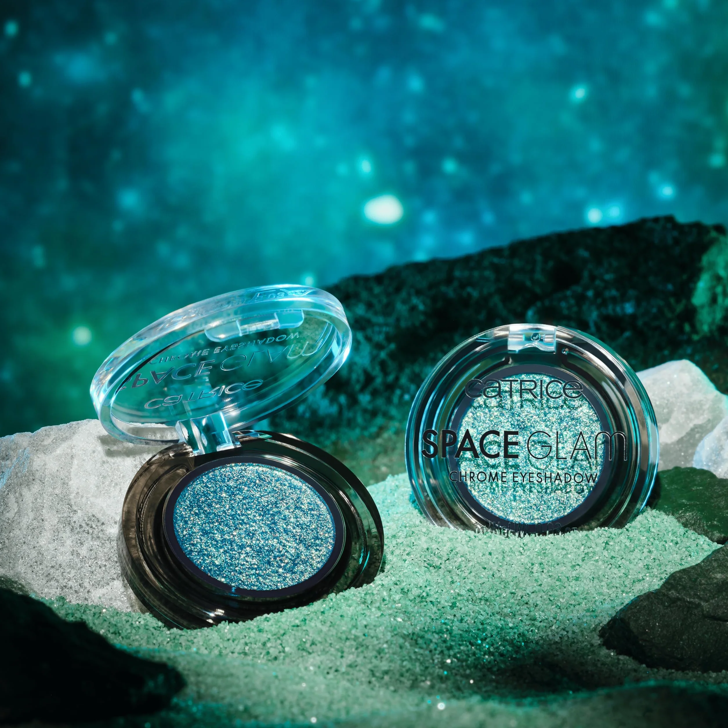Catrice Chromowany cień do powiek Space Glam, długotrwały, wyraźny wynik, mocno napigmentowana/y, błyszczący, intensywny (1g)