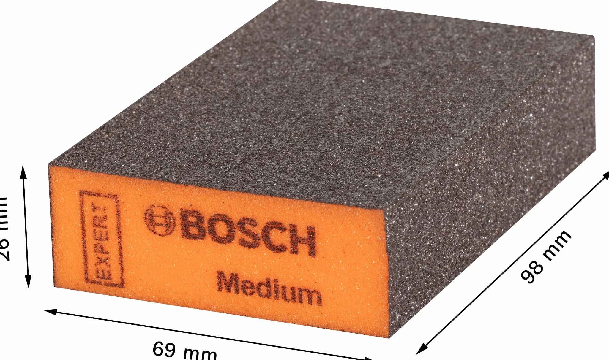 Bosch 1x Klocki EXPERT S471 Standard (do Farba na drewnie, Miękkie drewno, Ø 69 x 97 x 26 mm, średnia, Professional Akcesoria Szlifowanie ręczne)