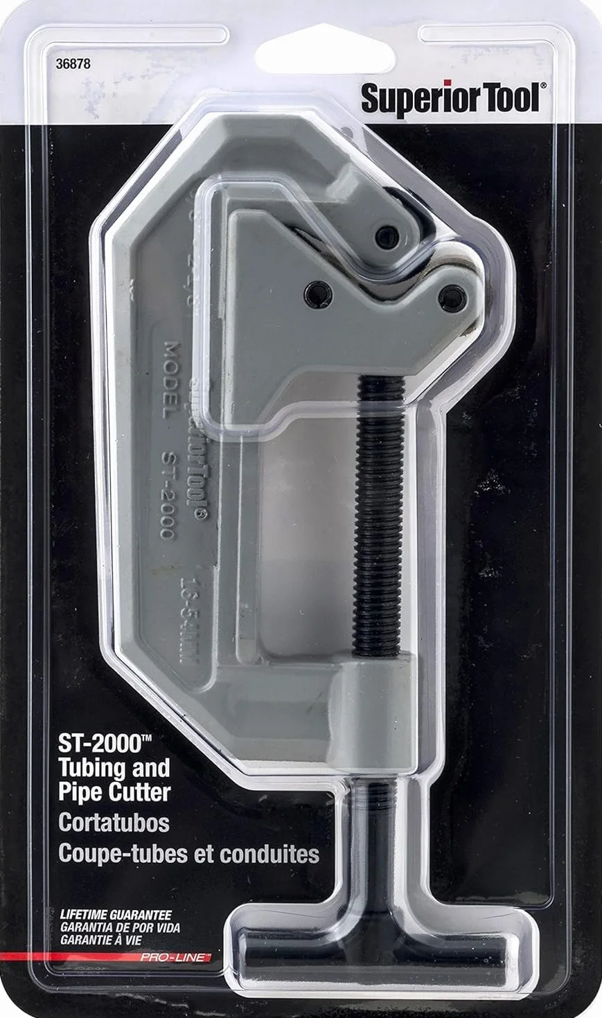 Superior Tool 36878 ST-2000 Obcinak do rur - 5/8 cala do 2-1/8 cala, szary