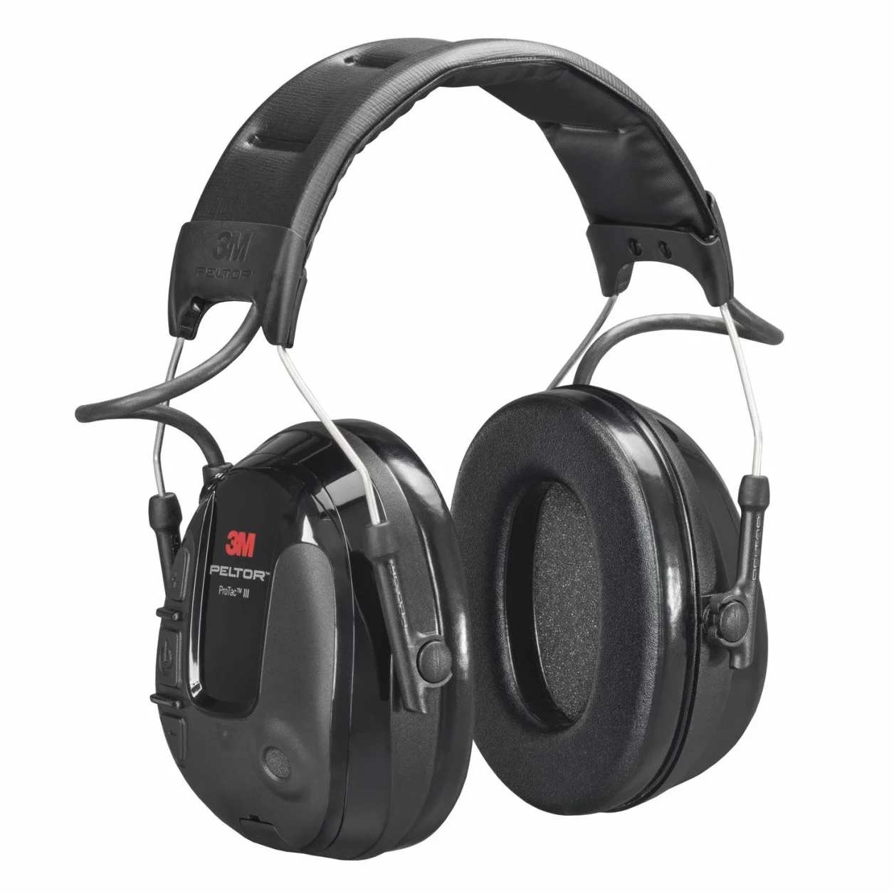3M Peltor ProTac III Slim zestaw słuchawek ochronnych na uszy, pałąk, czarny