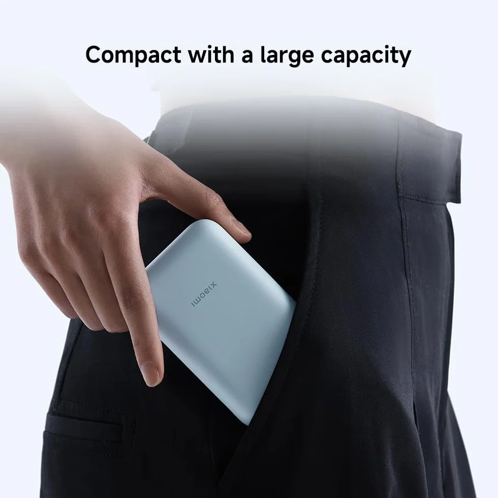 Xiaomi Power Bank 10000mAh (Integrated Cable) Ice Blue GL