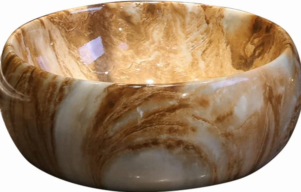 Szafka Pod Umywalkę Z Umywalką, Umywalka Łazienkowa Nablatowa, Umywalka Nablatowa W Stylu Retro, Owalna Ceramiczna Umywalka, Umywalka Marmurowa, Zestaw 243 * 15,5 Cm, Zestaw 243 * 15,5 Cm
