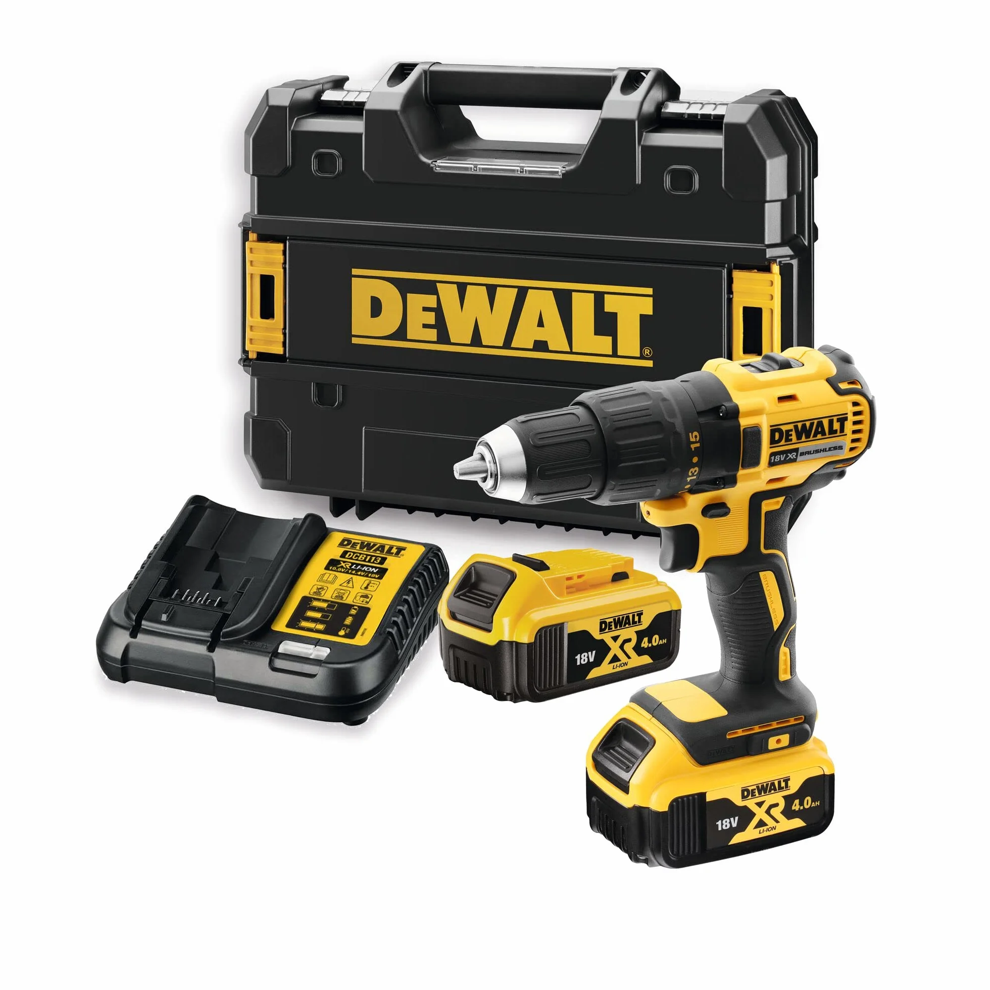 DeWalt DCD777M2T-QW DCD77M2T Kompaktowa wiertarka wkrętarka 18V XR 4.0Ah DEWALT-DCD77M2T