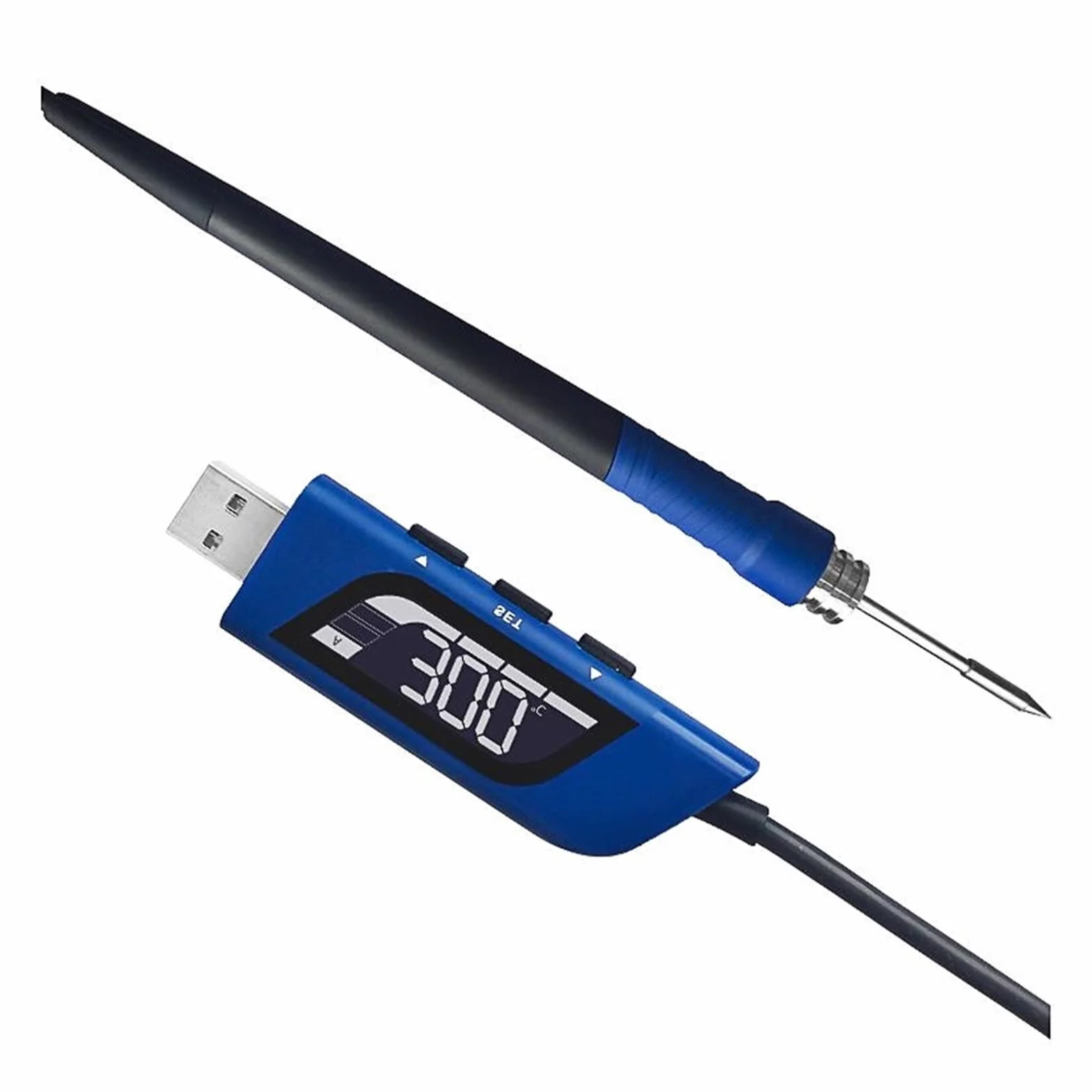 Stacja lutownicza, Przenośna lutownica USB GT-2010, cyfrowy wyświetlacz LED 5V 2A