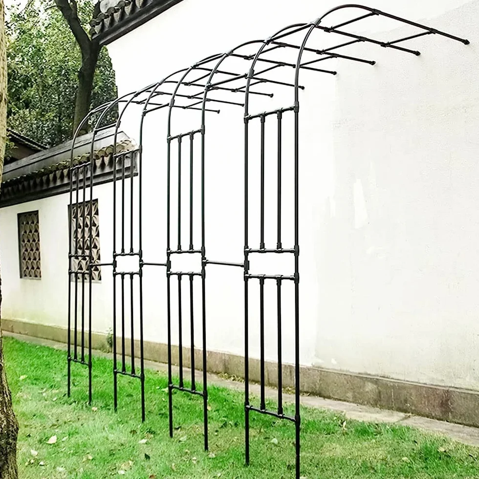 Łuk ogrodowy metalowy 20 mm rura stalowa z żywicy 60-220 cm