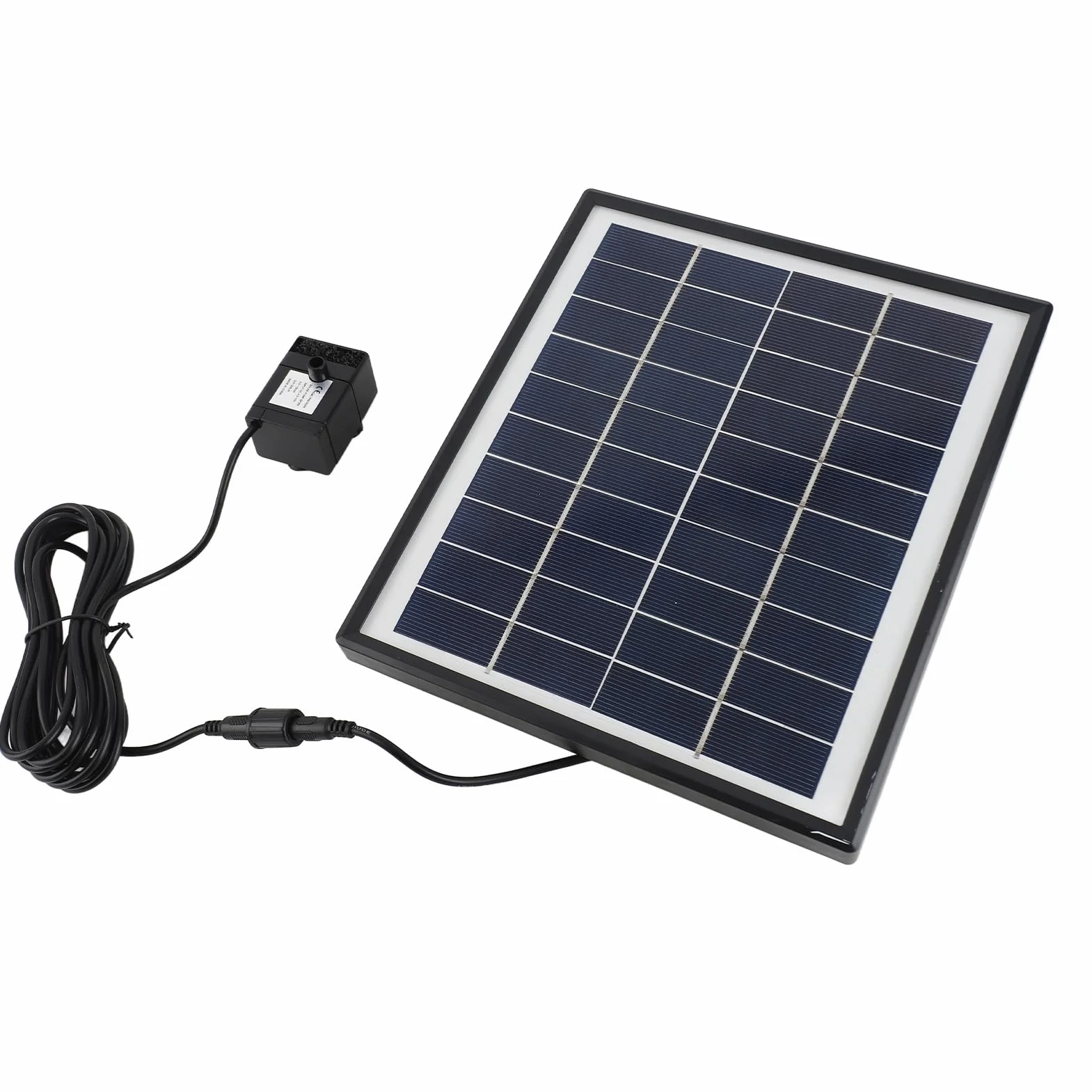 Solarna pompa wodna 200 l/h 6,5 W 10 V 6 trybów fontanny 8 dysz