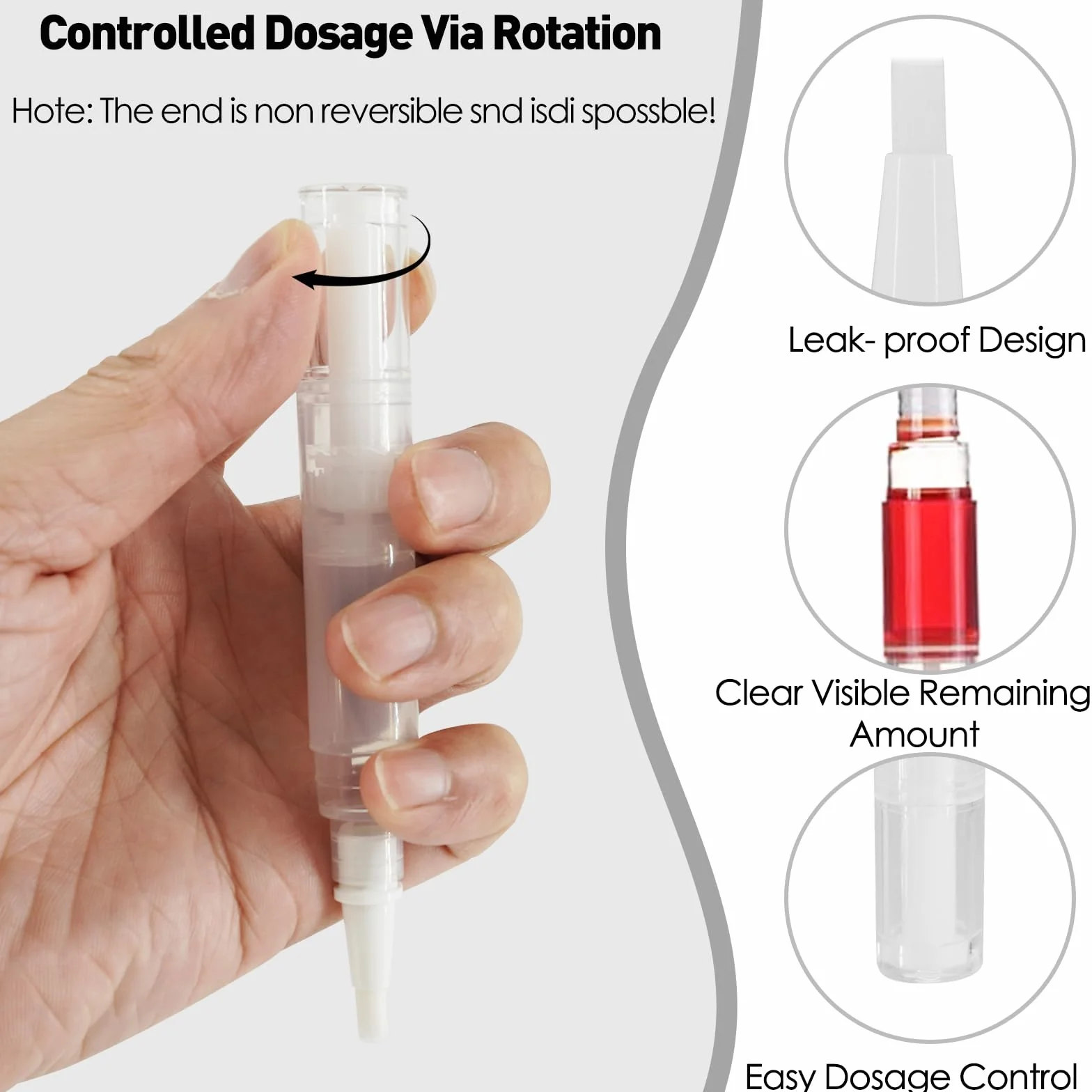 VINEST 9 x 5/10 ml aplikator pióra, możliwość ponownego napełnienia farby do ścian, mebli, pióra do malowania z pędzlami do drapania, z strzykawką do wygodnego wstrzyknięcia farby