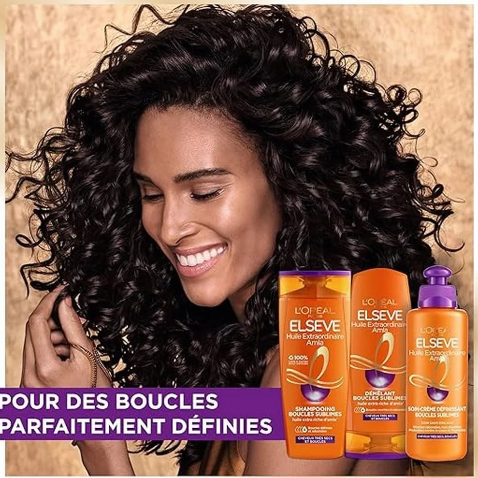 L'Oréal Paris Elseve Huile Extraordinaire Soin-Crème Definissant Cheveux Bouclés 200 ml