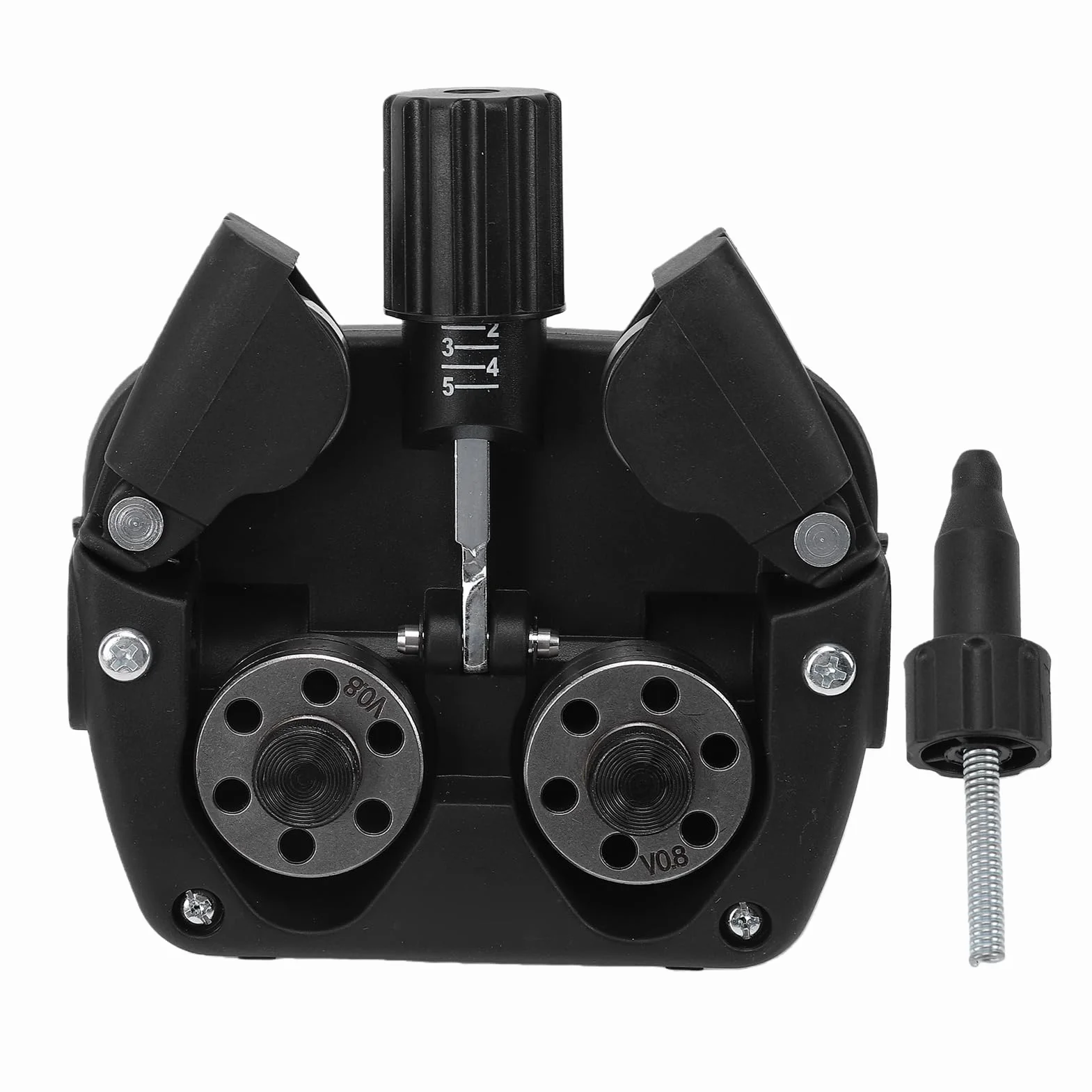 Ejoyous Silnik Podajnika Drutu Spawalniczego MIG, 4-rolkowy Podajnik Drutu ABS, 40 W 1,5 A 2 do 18 M na minutę dla o średnicy 0,8 do 1,0 Mm, Pokrętło Regulacji Skali, Naprawy i Wymiany Spawarki