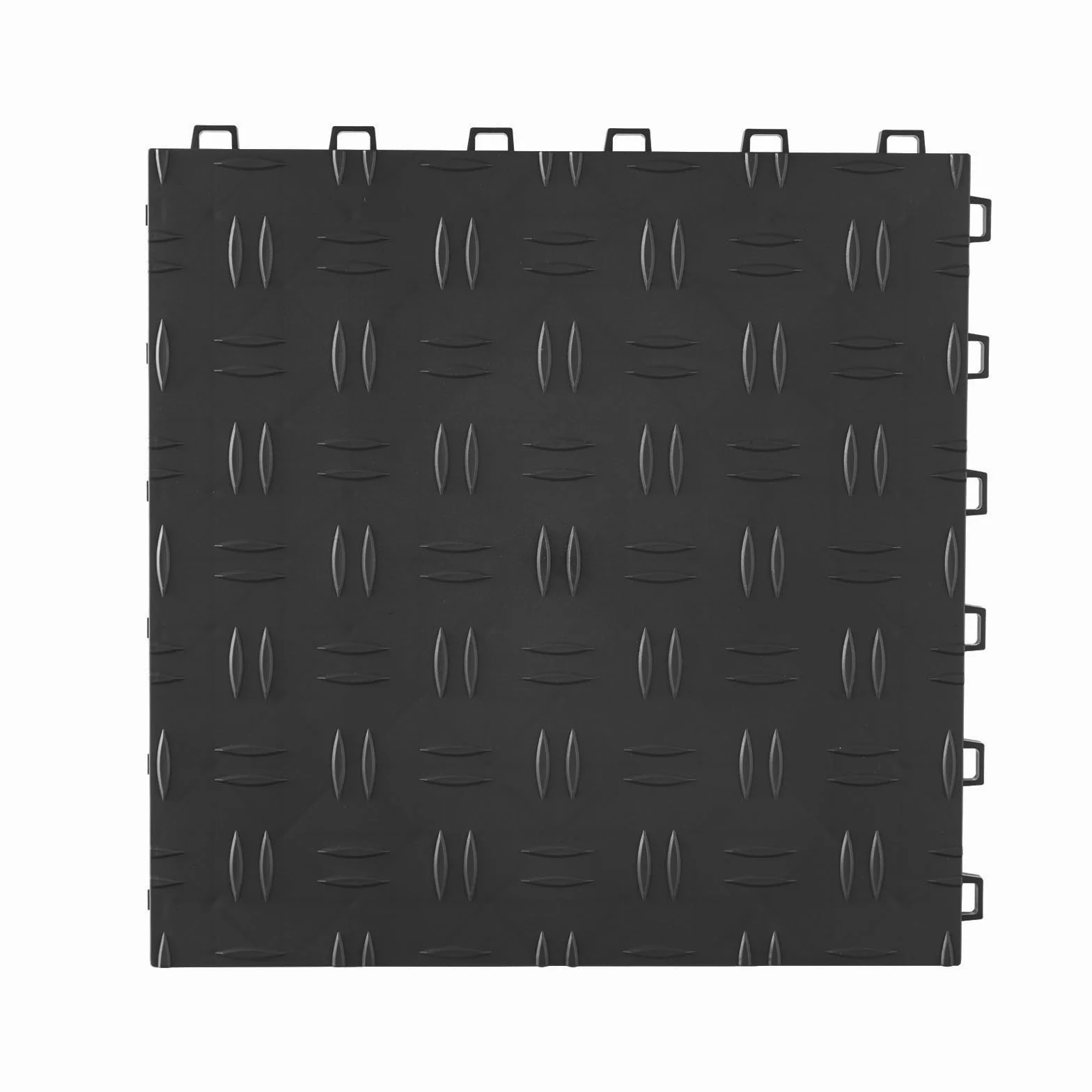 VEVOR Płytki garażowe z blokadą 30x30x1,3 cm 50 szt. antypoślizgowe dwustronne czarne