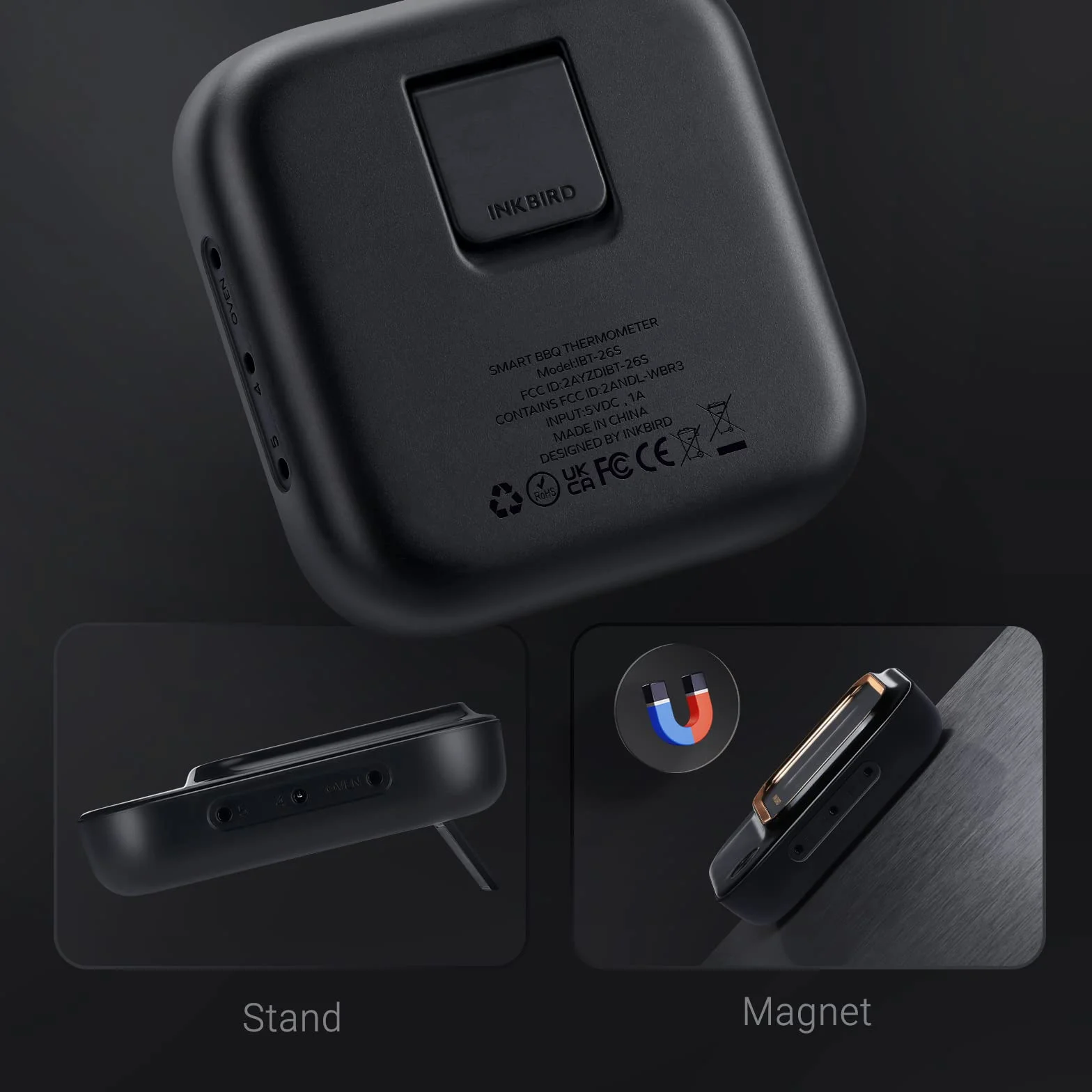 Inkbird IBT-26S termometr do mięsa Bluetooth 5.1 WiFi termometr z 4 czujnikami temperatury