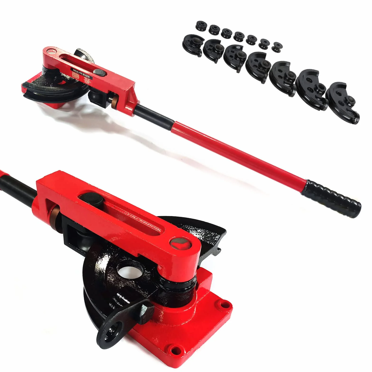 Giętarka ręczna 10 - 25 mm Giętarka ręczna Stół warsztatowy na zamek błyskawiczny 90° rura aluminiowa miedź plastikowa hydraulika składana do węża wodnego, miękkiego metalu i aluminium