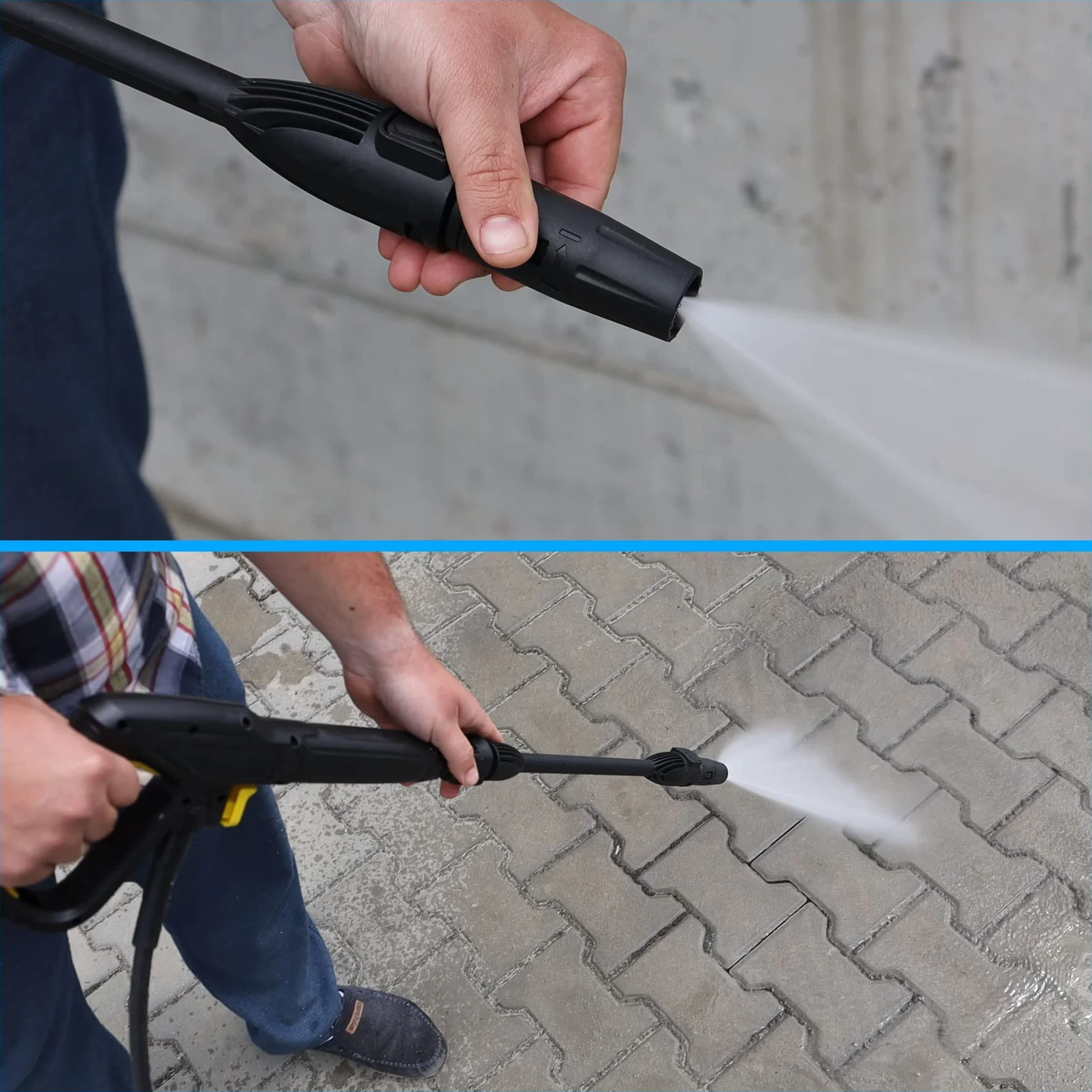 Końcówka wysokociśnieniowa z regulowanymi dyszami do myjki Karcher K2 K3 K4 K5