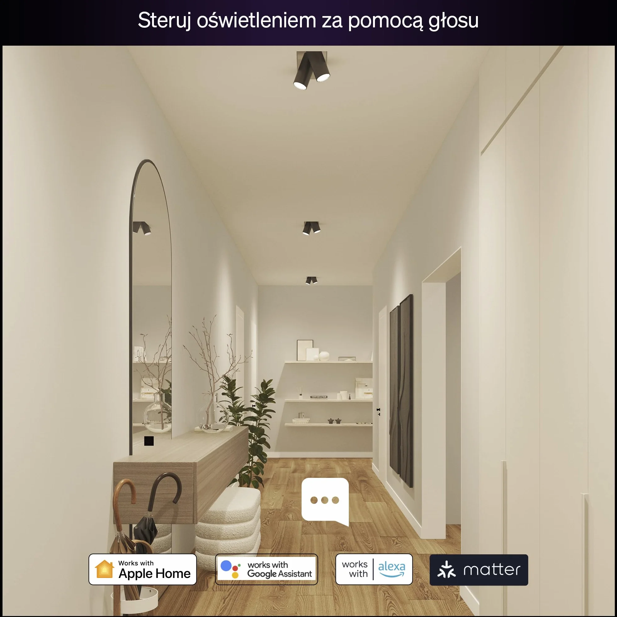 Żarówka Philips Hue Essential Smart LED – żar. punktowa GU10, White and Color Ambiance, 4,7 W, 2200K–6500K, 345 lumenów, przyciemnianie, działa z Alexą, Asystentem Google i Apple Home, op. 4 szt.