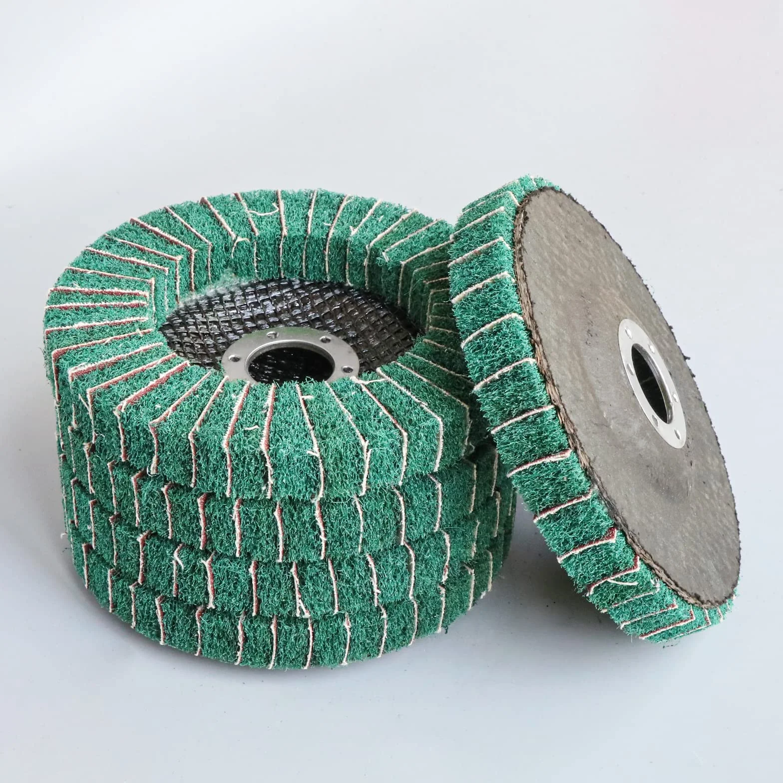5-calowa tarcza polerska Scoupad z nylonowym włóknem, polerująca, szlifierska, włóknina, 125 * 22 mm(5Pcs)