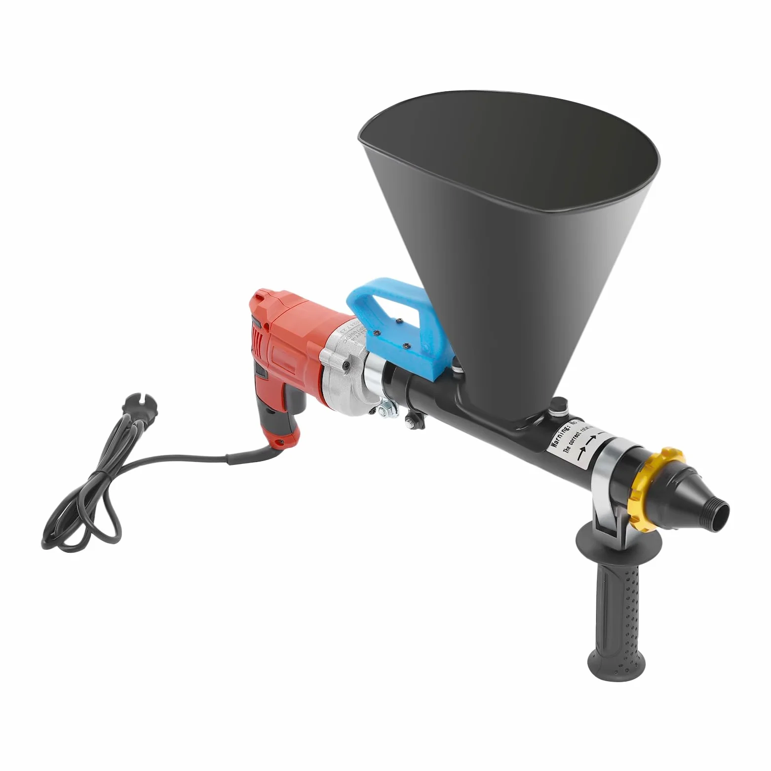 Elektryczny pistolet do fug 220 V, 700 W, przenośna, elektryczna prasa do zaprawy murarskiej, ergonomiczna konstrukcja, wymienne głowice, strzykawka do zaprawy do instalacji drzwi bezpieczeństwa
