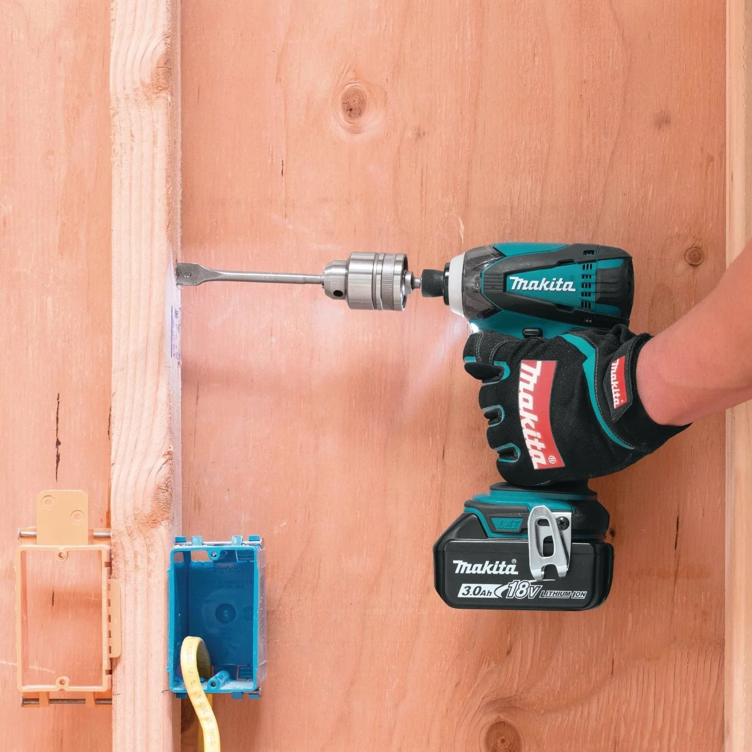 Makita 763198-1 uchwyt bezkluczykowy z chwytem sześciokątnym 1/10.2 cm