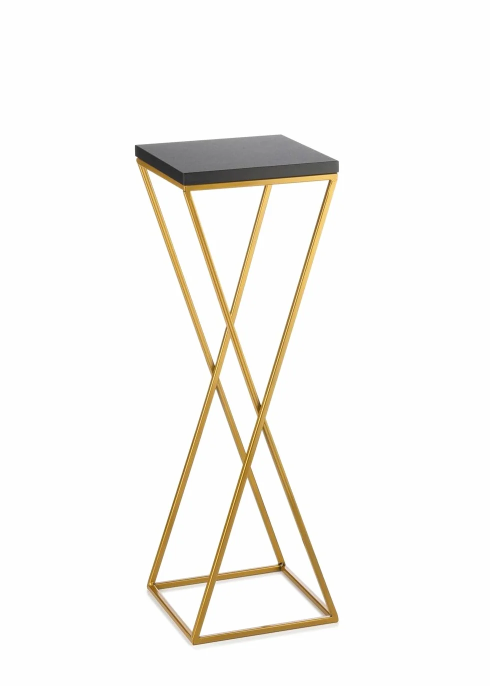 Stojący kwietnik metalowy 70 cm stojak na donice