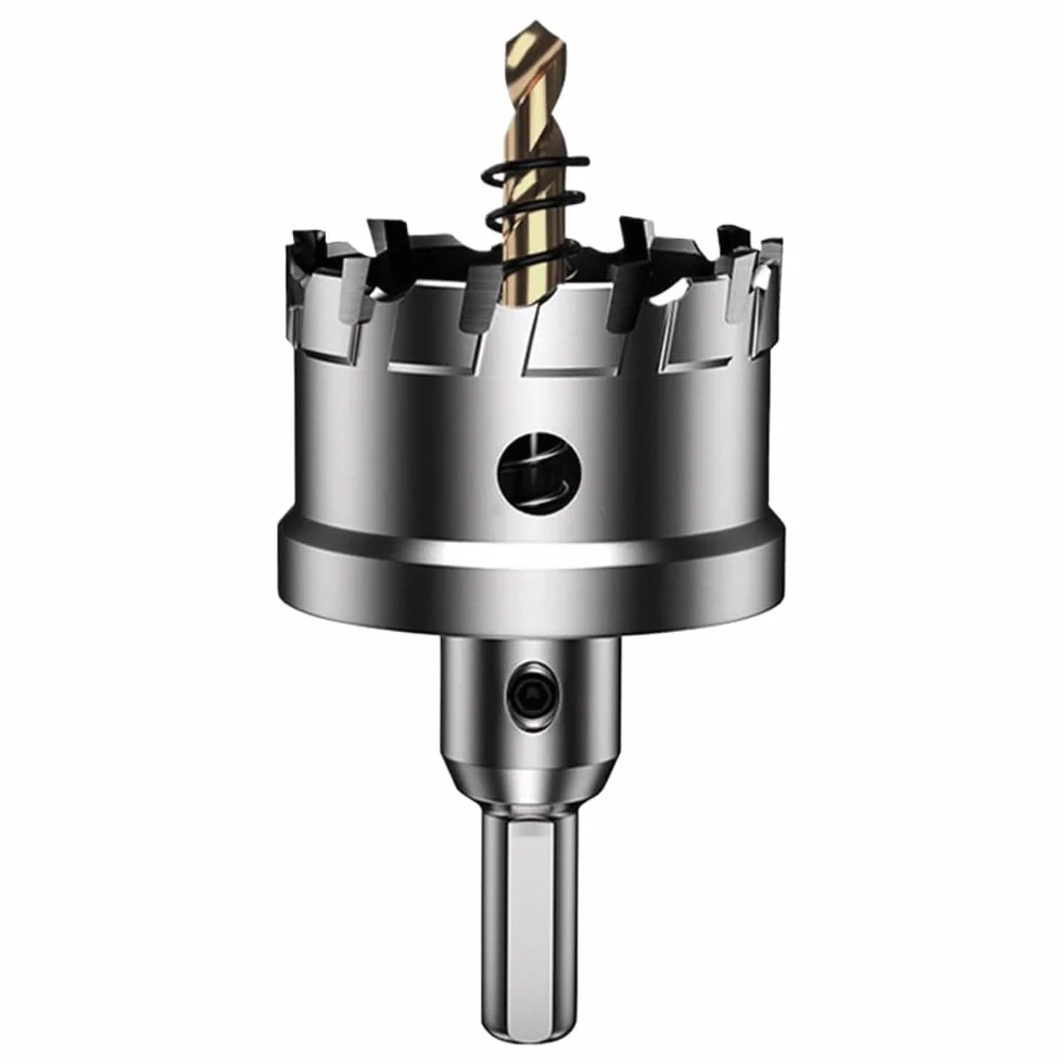 Otwornica Wiertło ze stopu węglika Tworzenie otworów okrągłych Bit TCT 15mm ~ 100mm Stal nierdzewna Metal Drewno, 63MM